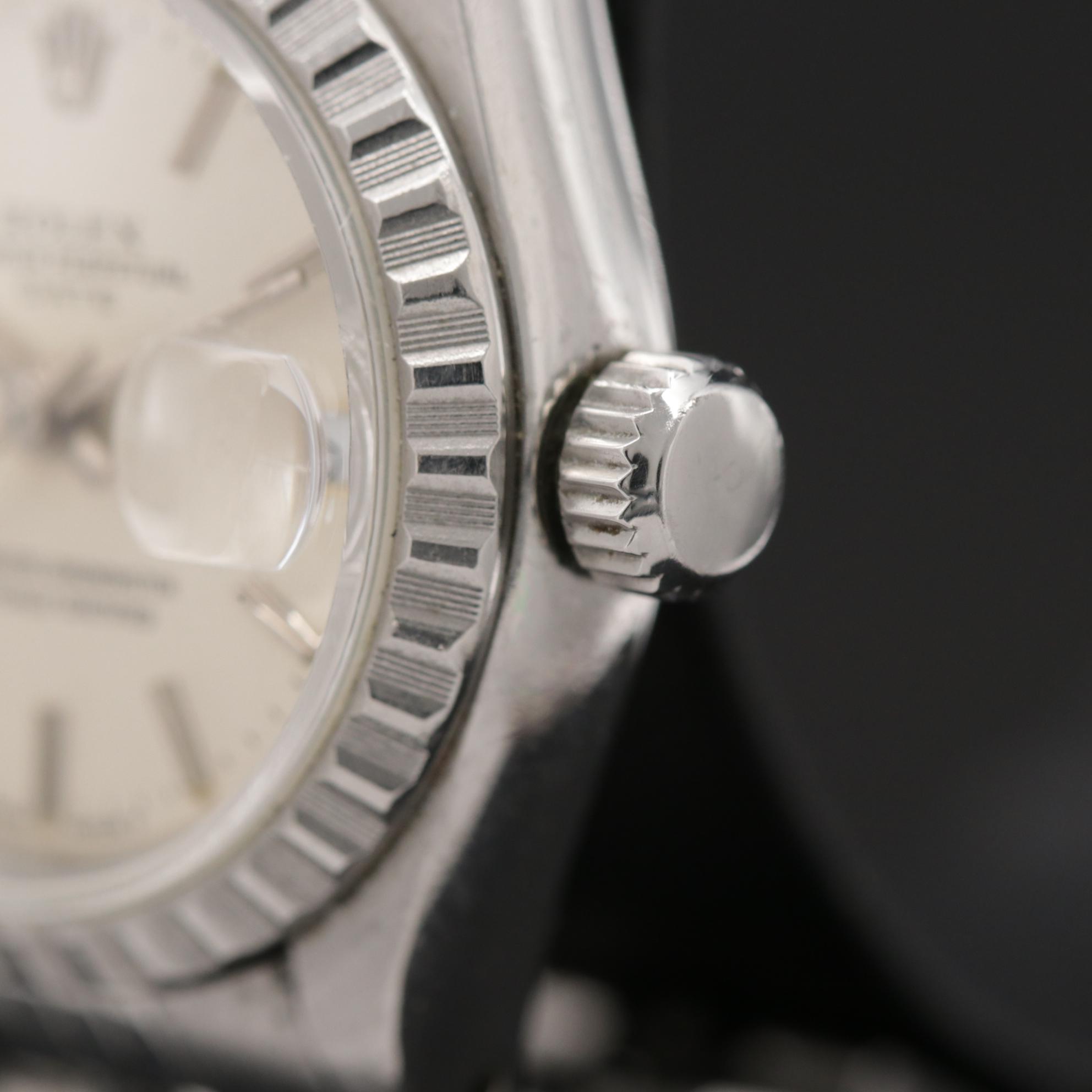 1991 Rolex Date 69240 Stainless Steel Automatic Watch