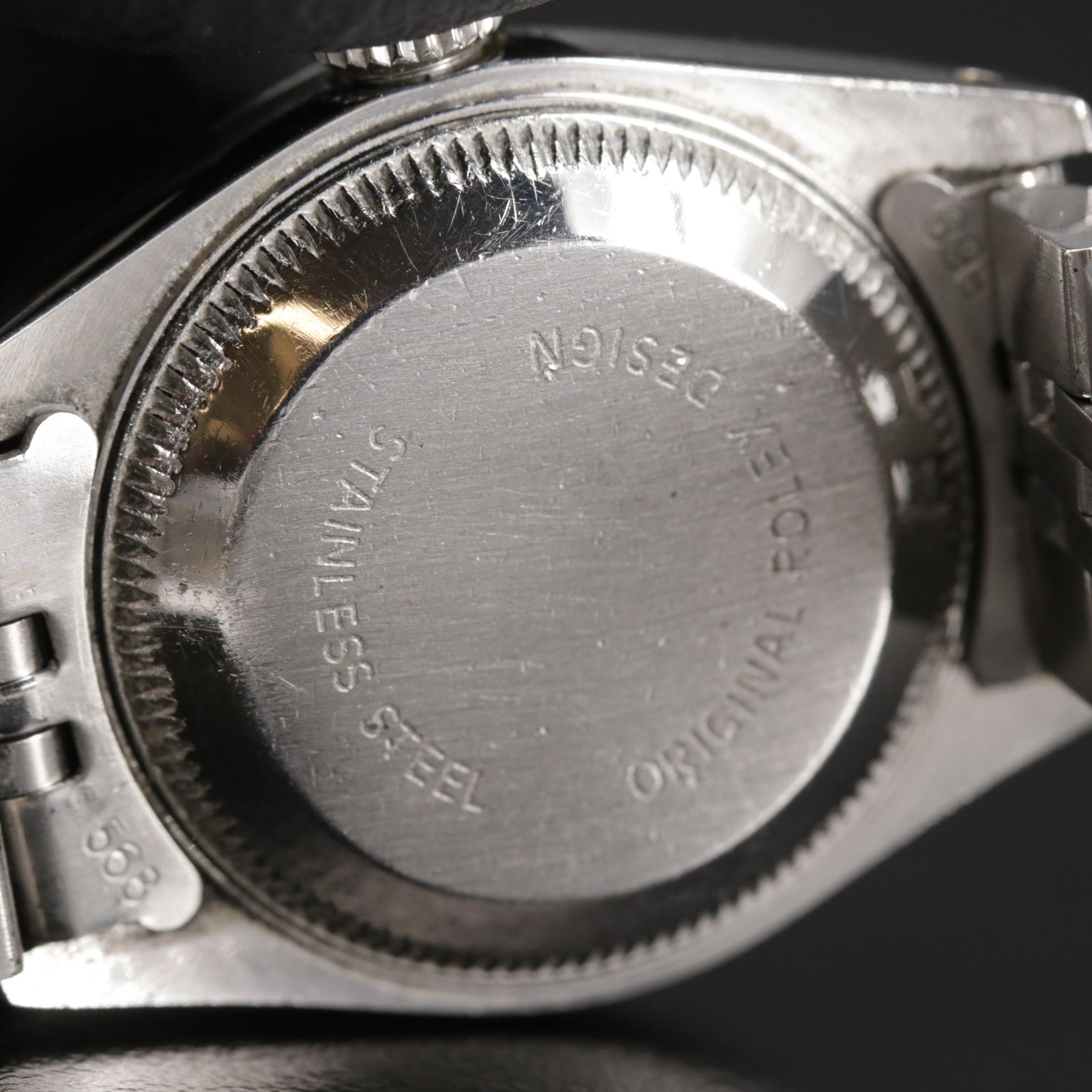 1991 Rolex Date 69240 Stainless Steel Automatic Watch