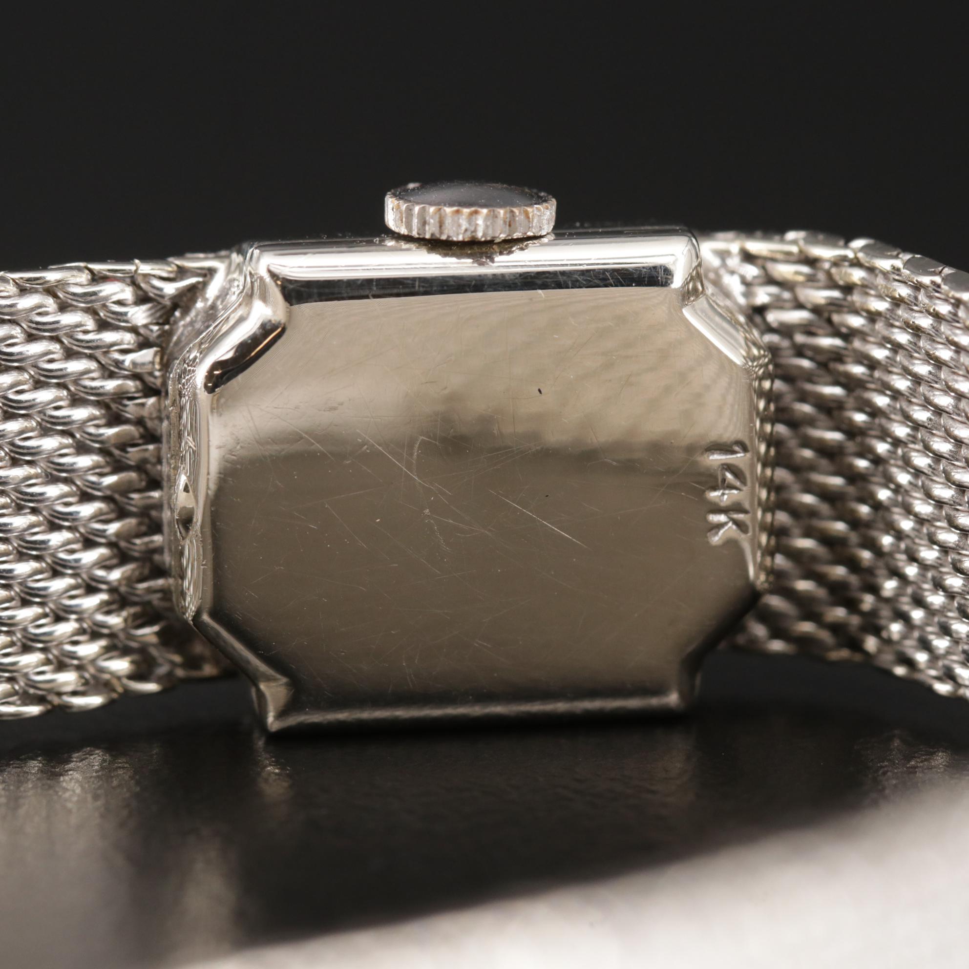 Rolex Cocktail Watch 14K Gold Stem Wind Watch