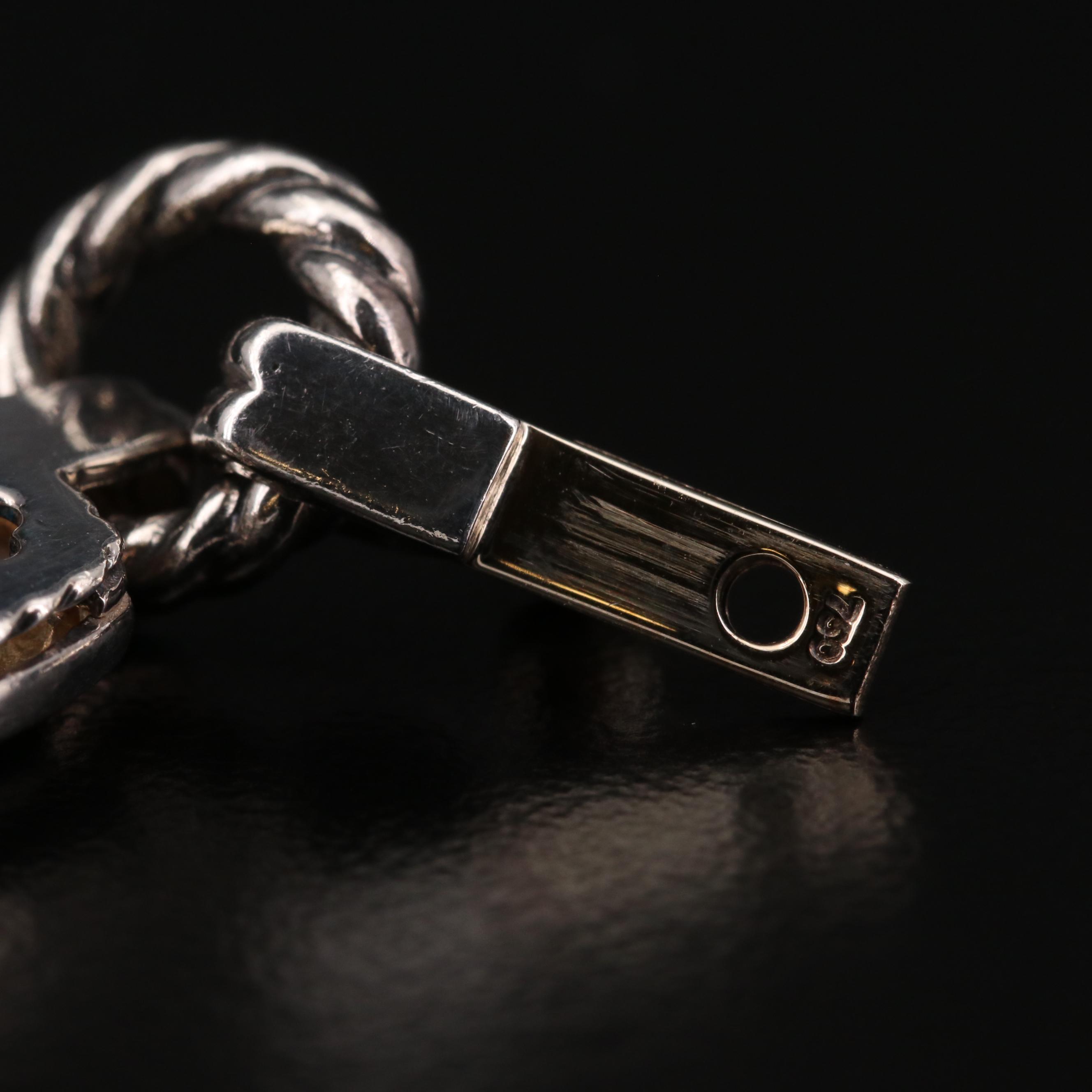 David Yurman "Renaissance" Sterling Topaz Necklace