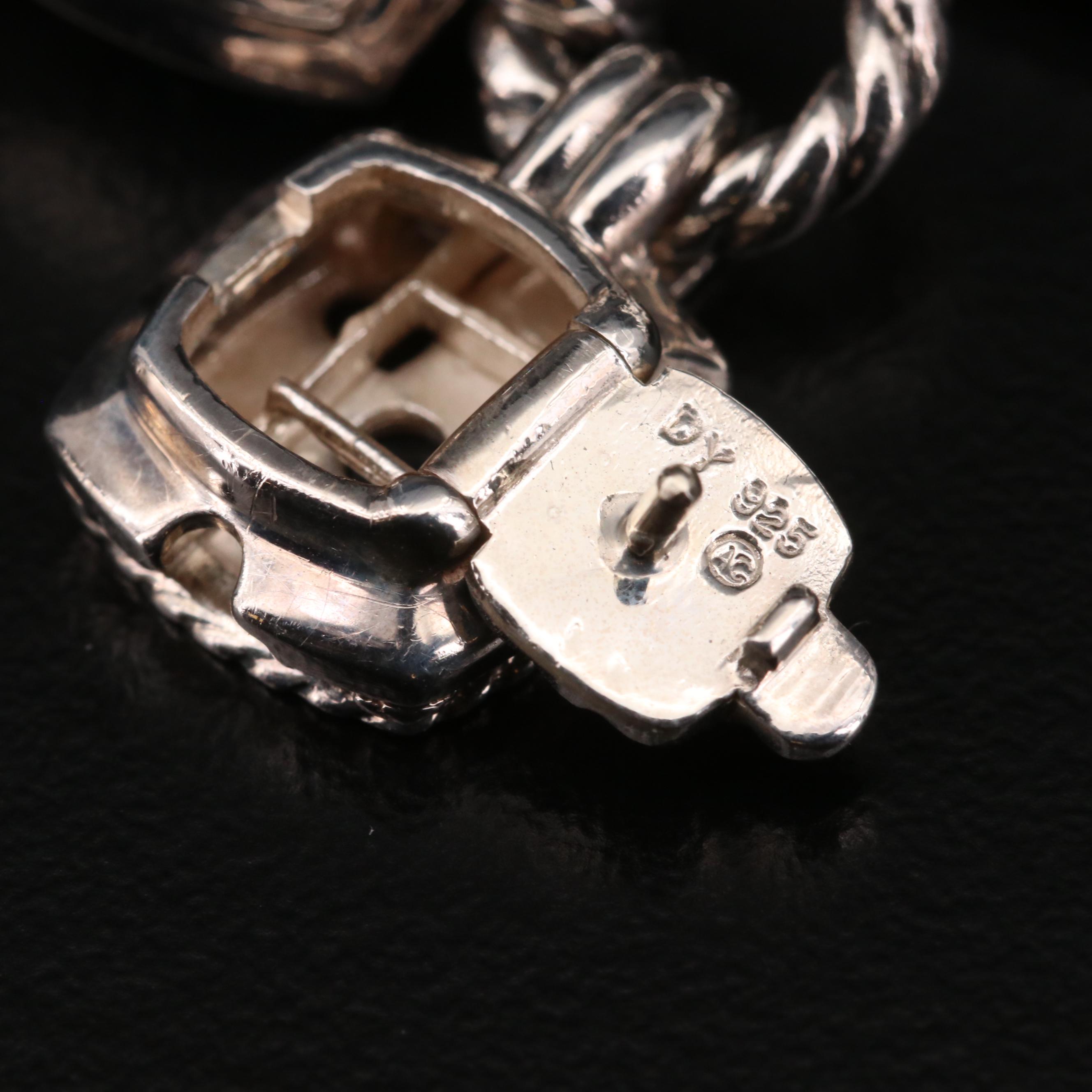 David Yurman "Renaissance" Sterling Topaz Necklace