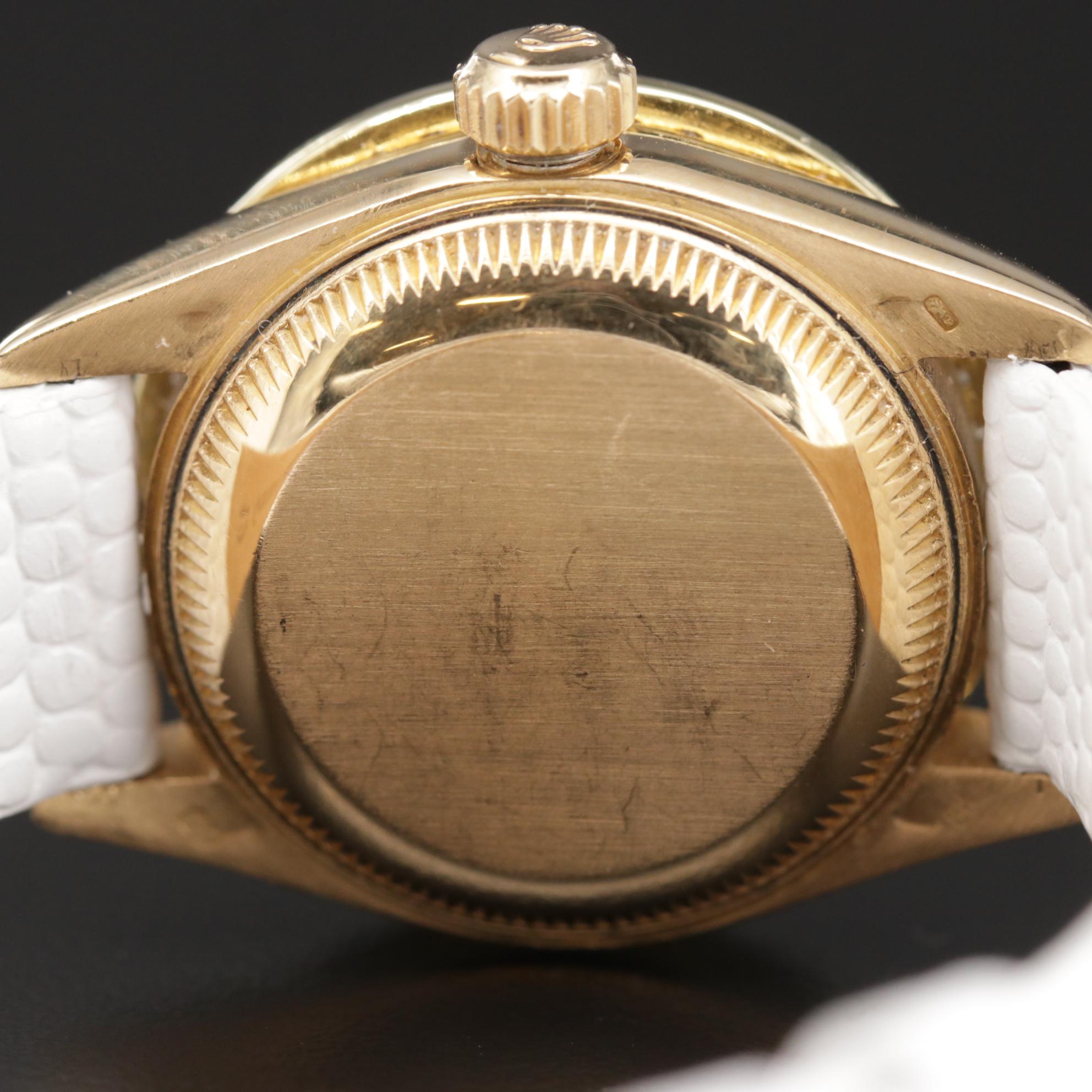 1993 Rolex Datejust 18K Gold and 1.02 CTW Diamonds Automatic Watch