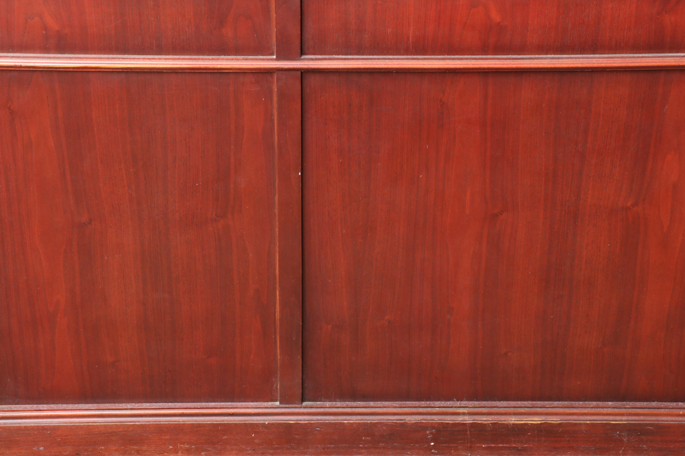 Kimball Furniture Mahogany-Veneered and Stained Double-Pedestal Desk