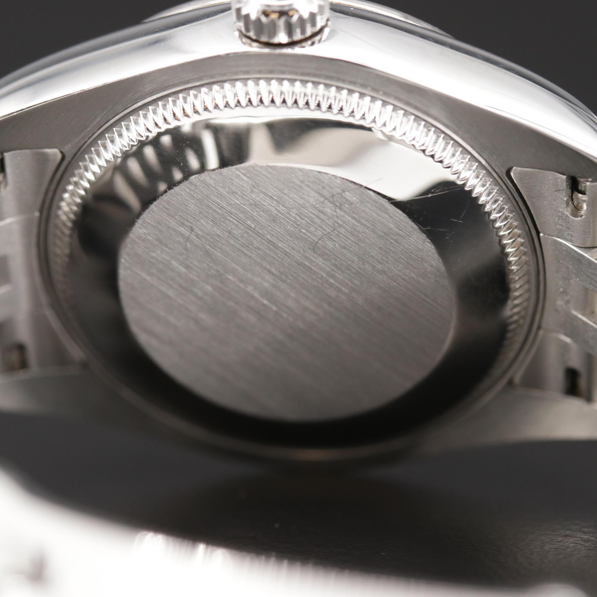 Rolex Datejust Mid Size 18K Gold and Stainless Steel Diamond Watch