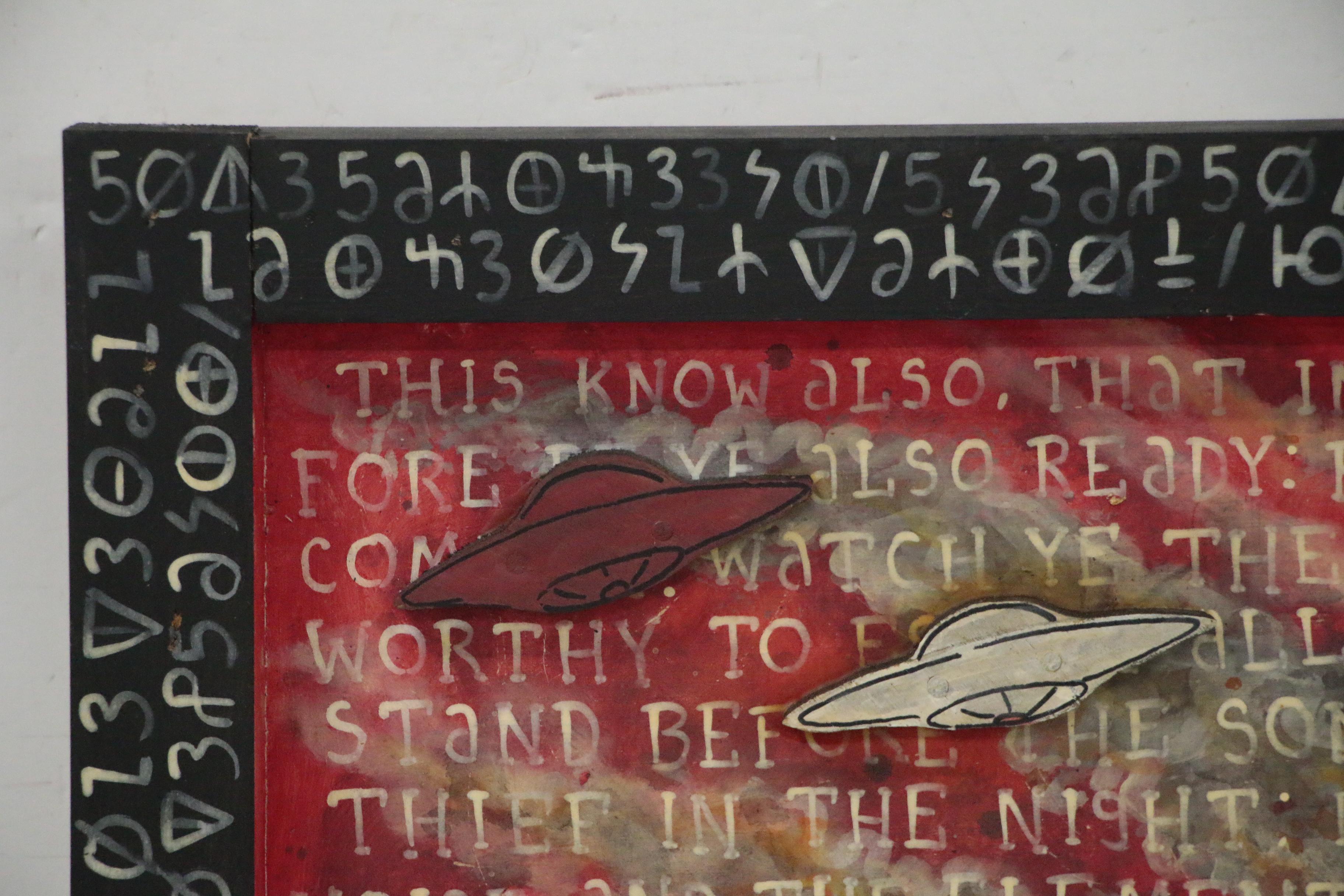 Eric Cunningham Folk Art Composition “In the Last Days"