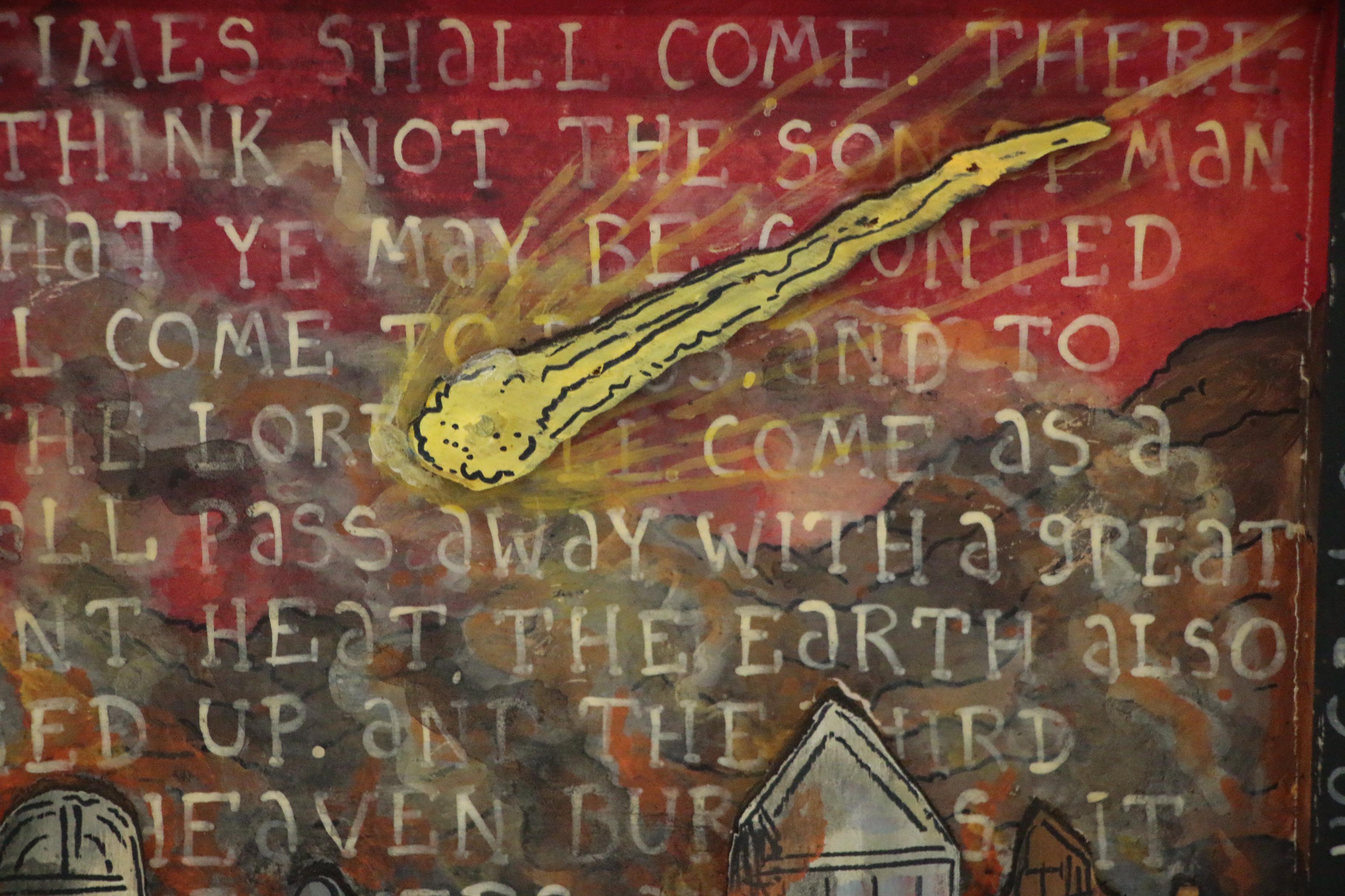 Eric Cunningham Folk Art Composition “In the Last Days"