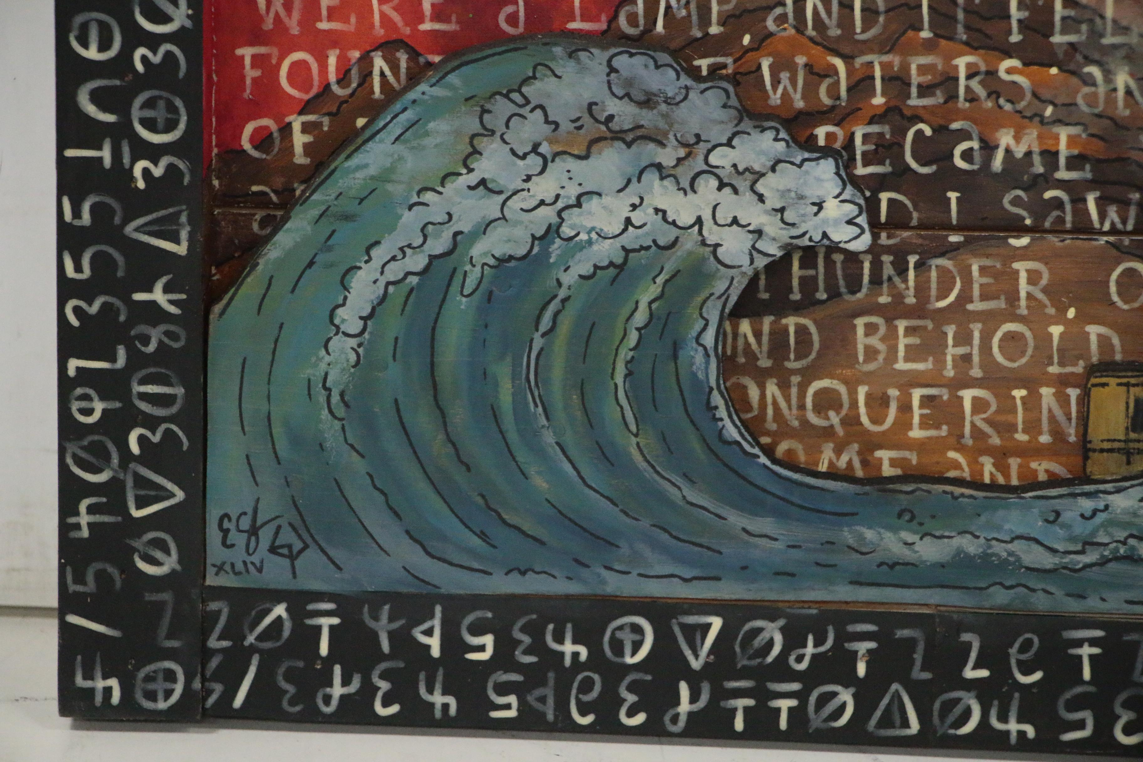 Eric Cunningham Folk Art Composition “In the Last Days"