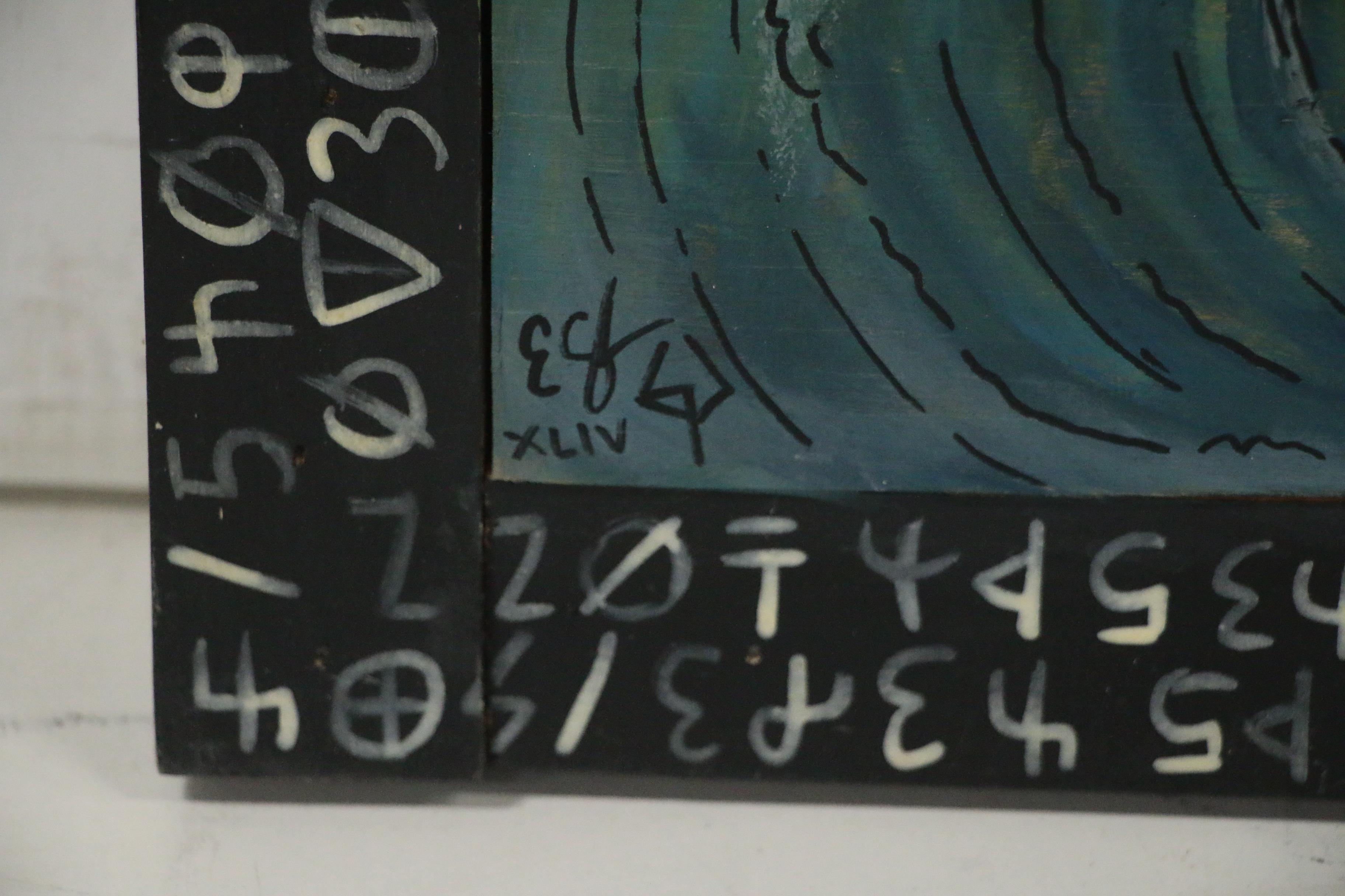 Eric Cunningham Folk Art Composition “In the Last Days"