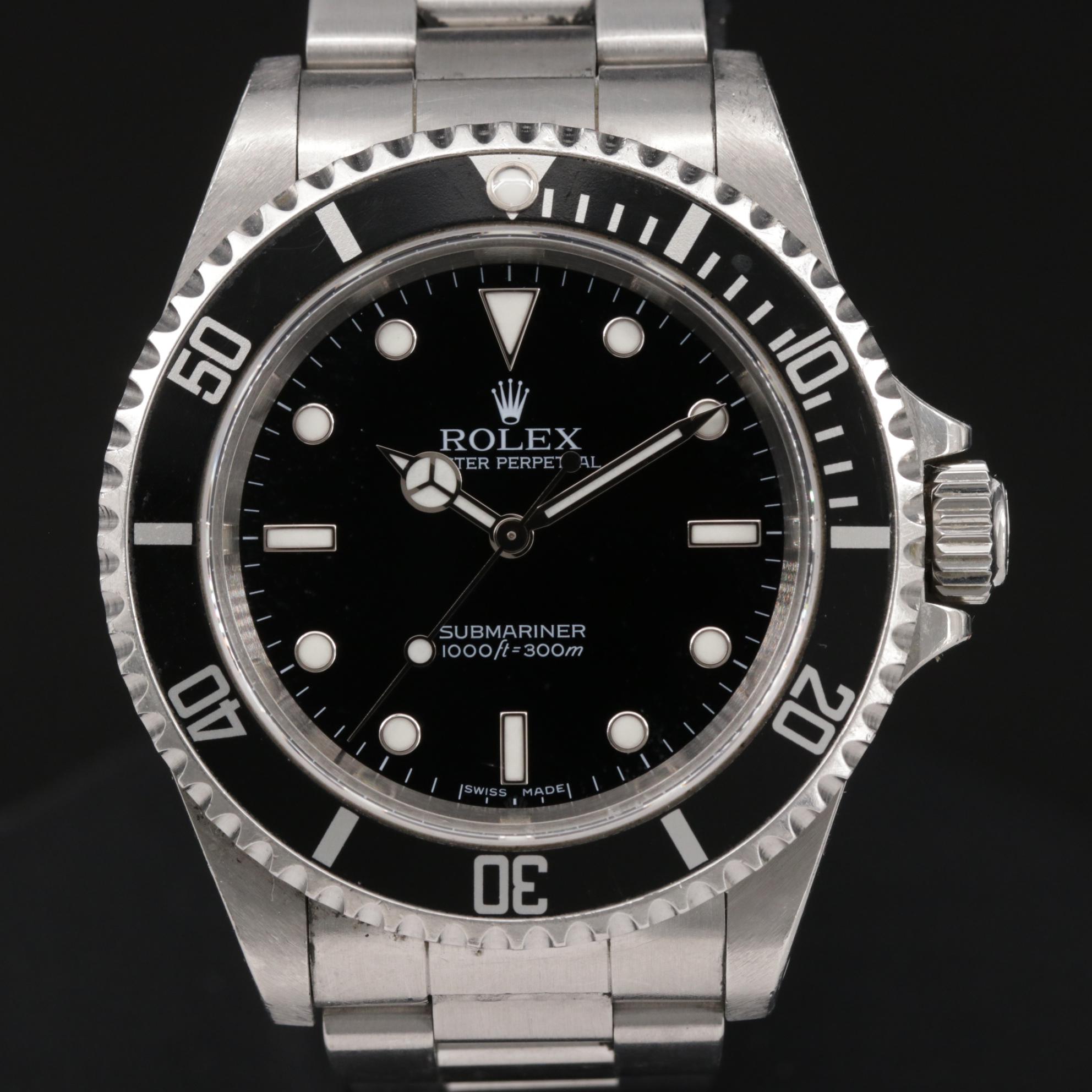 Rolex Submariner No Date 14060M Stainless Steel Automatic Watch