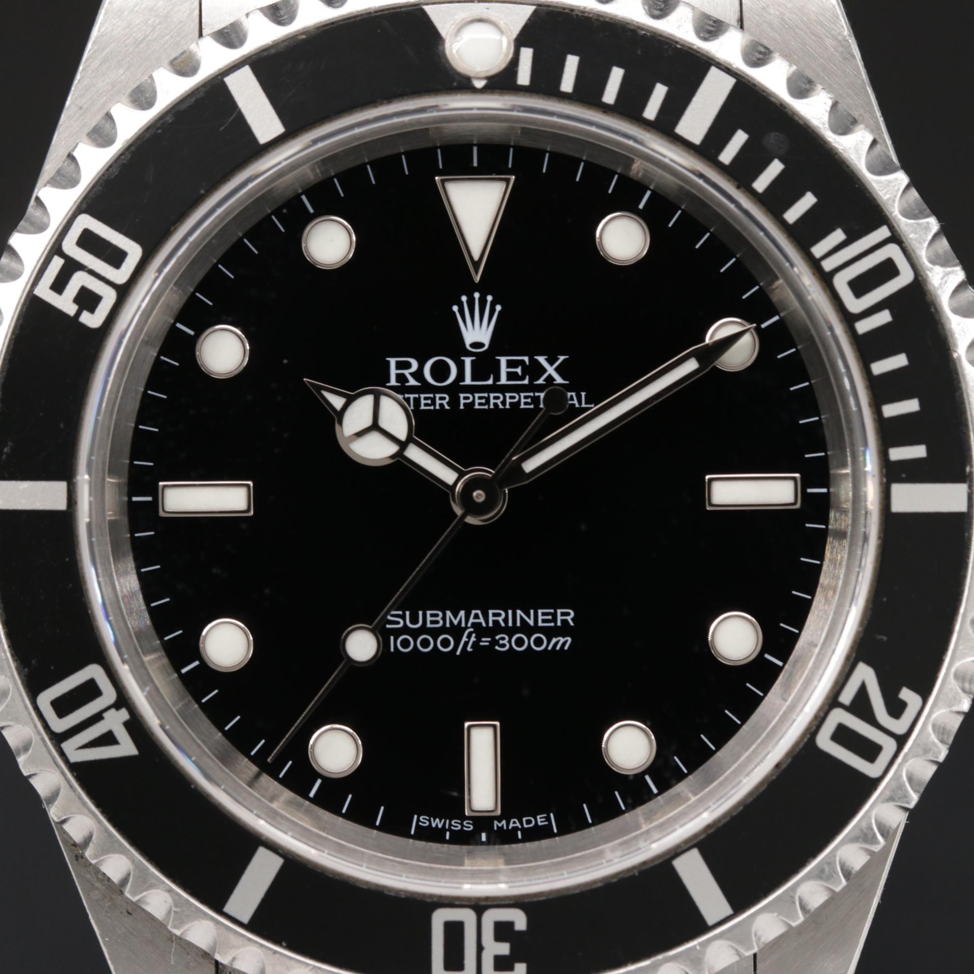 Rolex Submariner No Date 14060M Stainless Steel Automatic Watch