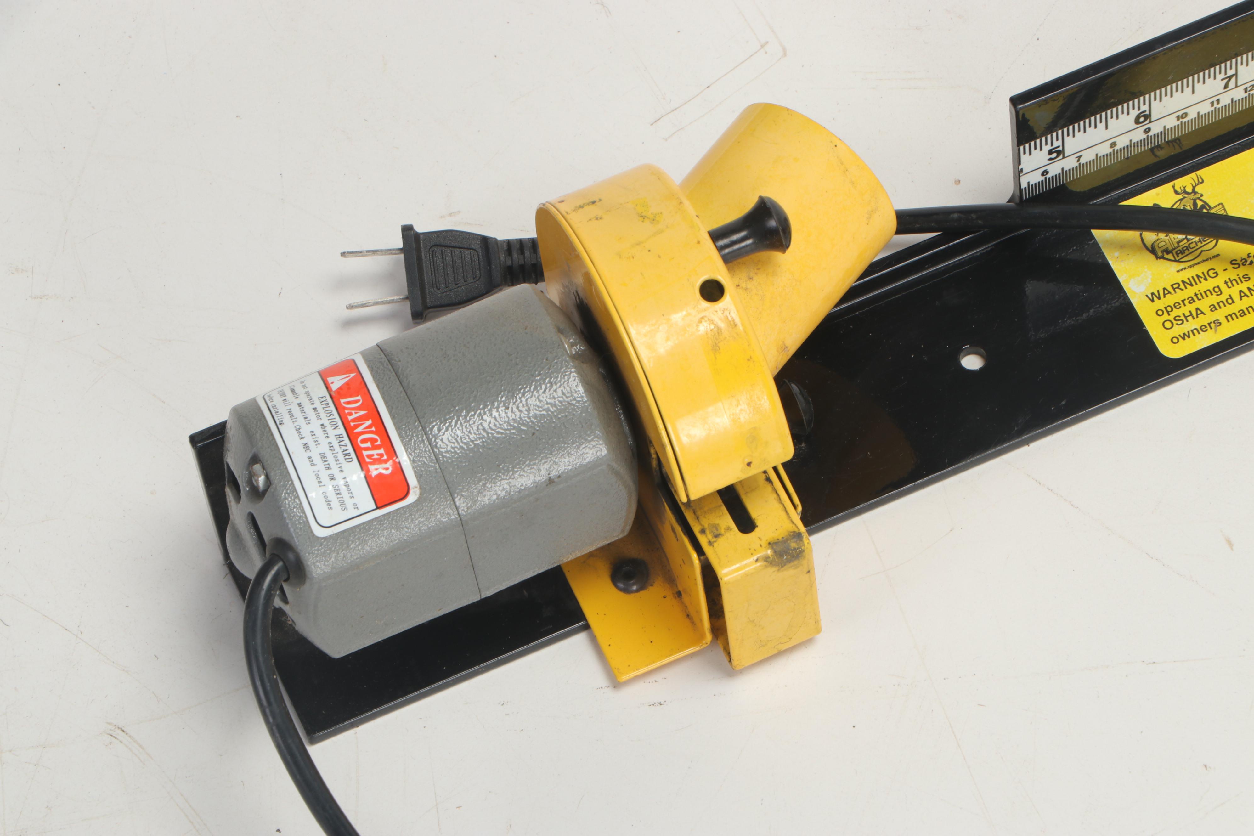 Apple Arrow Saw Pro with Dust Collector, Spine Tester and Feather Burner