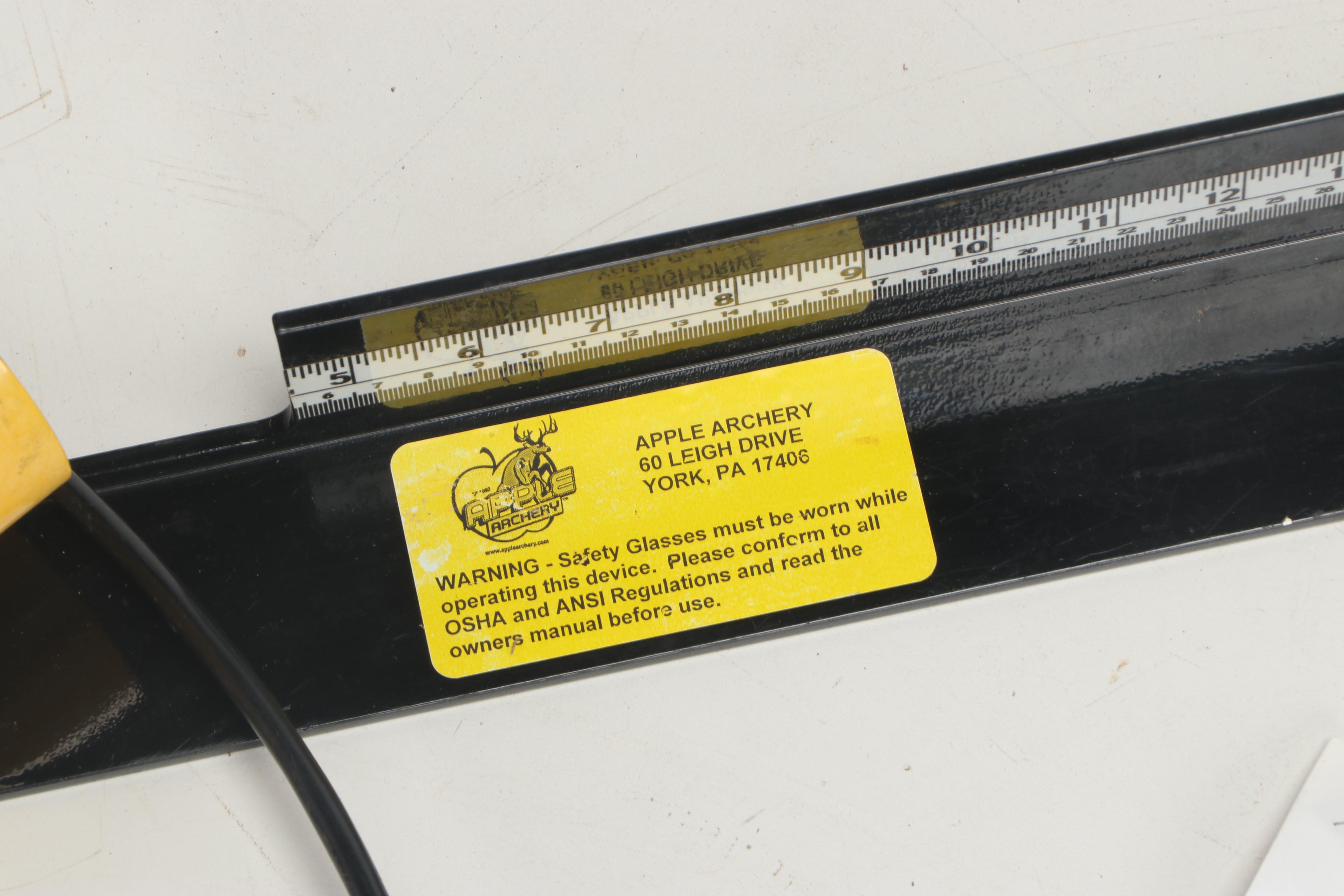 Apple Arrow Saw Pro with Dust Collector, Spine Tester and Feather Burner