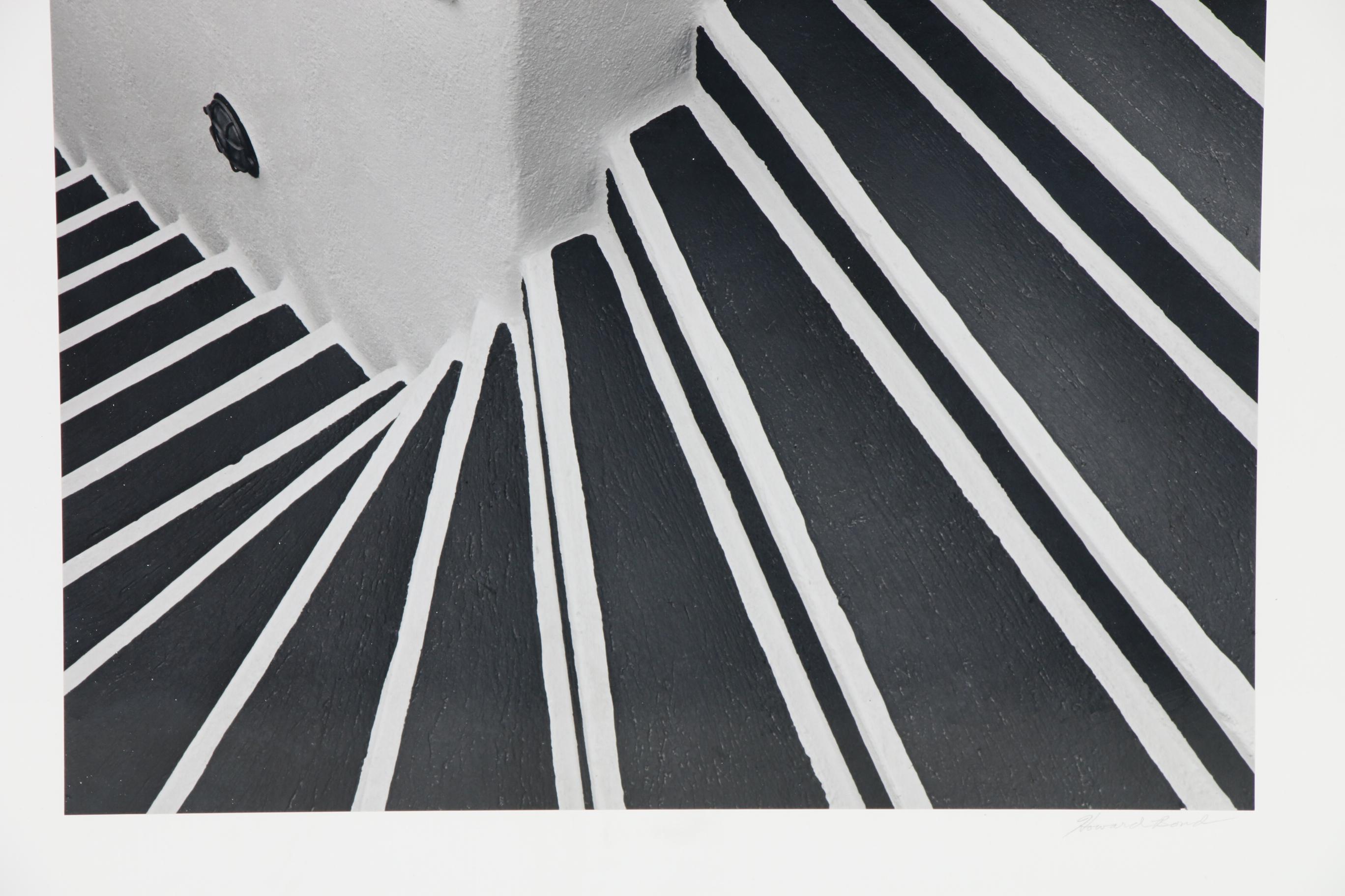 Howard Bond Silver Gelatin Photograph "Pot & Steps, Fira, Santorini", 2005