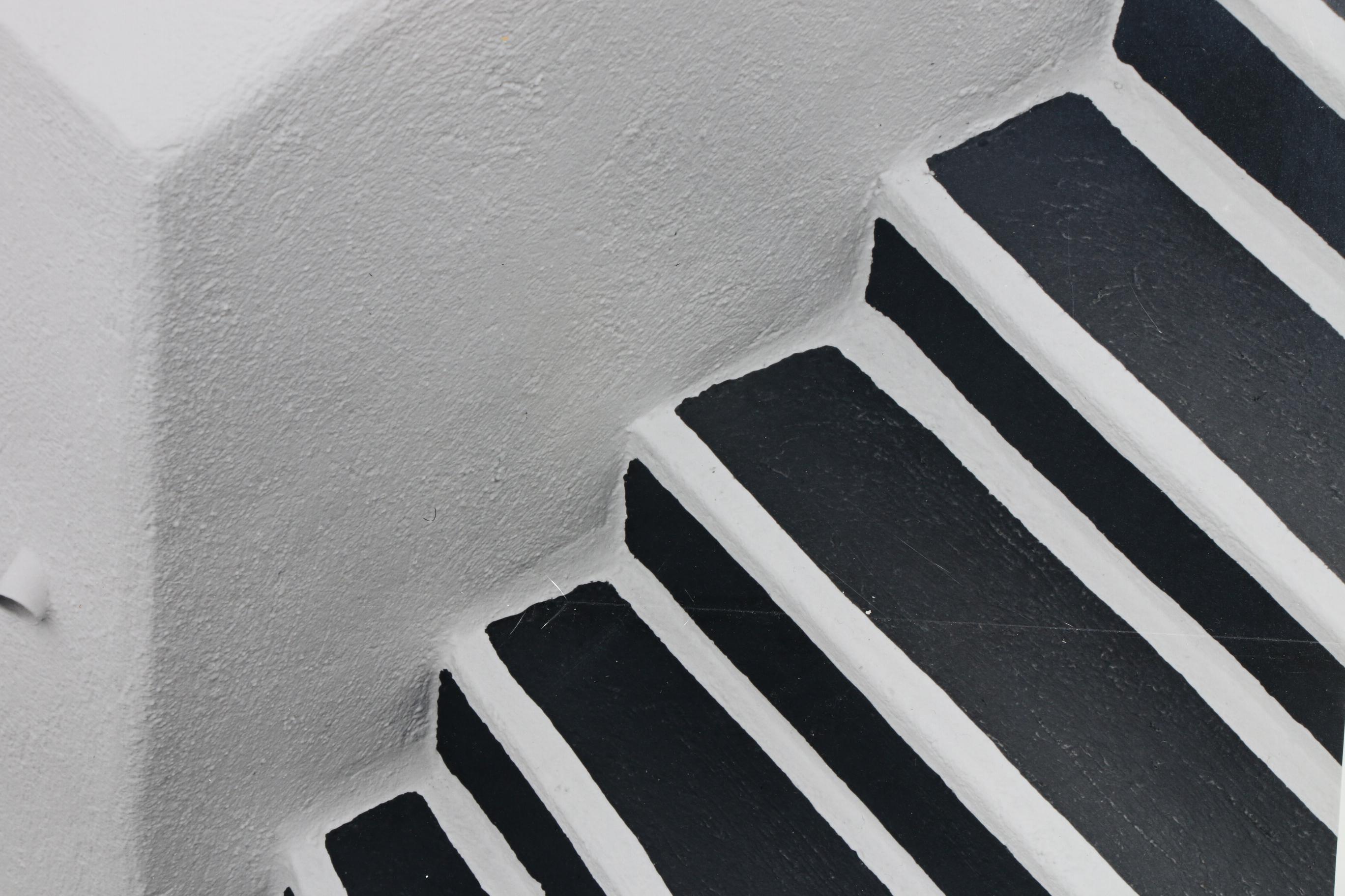 Howard Bond Silver Gelatin Photograph "Pot & Steps, Fira, Santorini", 2005