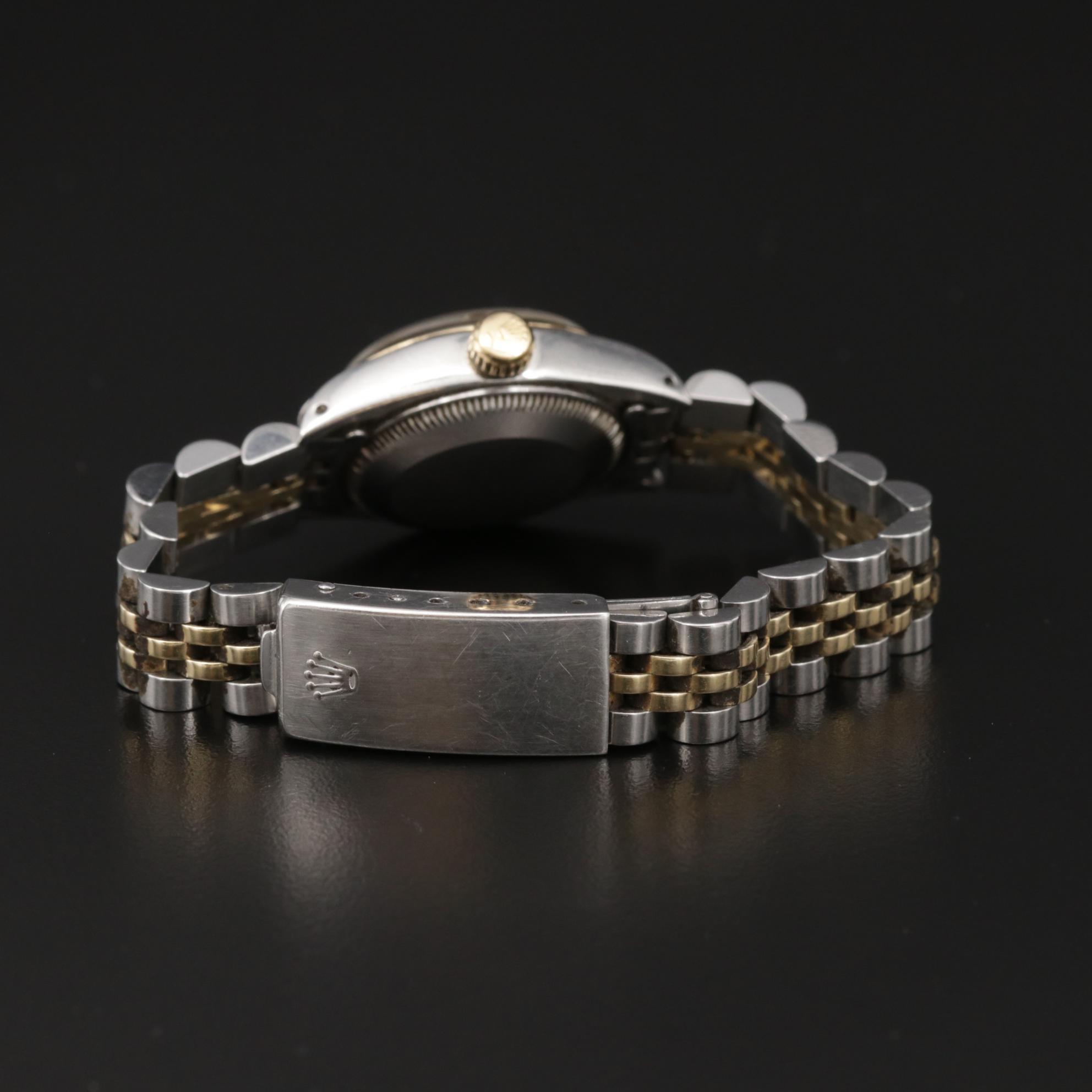 1961 Rolex Oyster Perpetual Date 14K Gold and Stainless Steel Watch