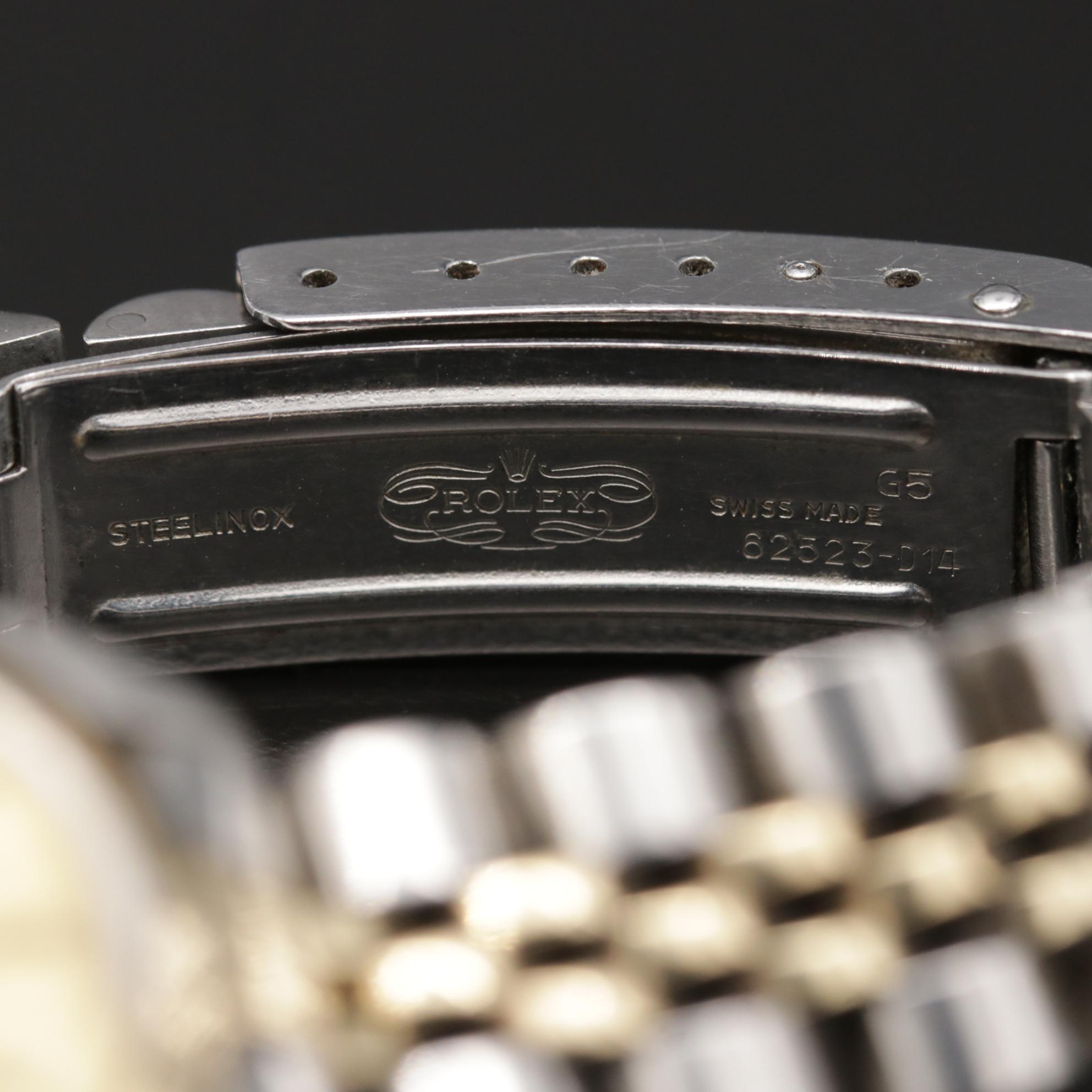 1961 Rolex Oyster Perpetual Date 14K Gold and Stainless Steel Watch