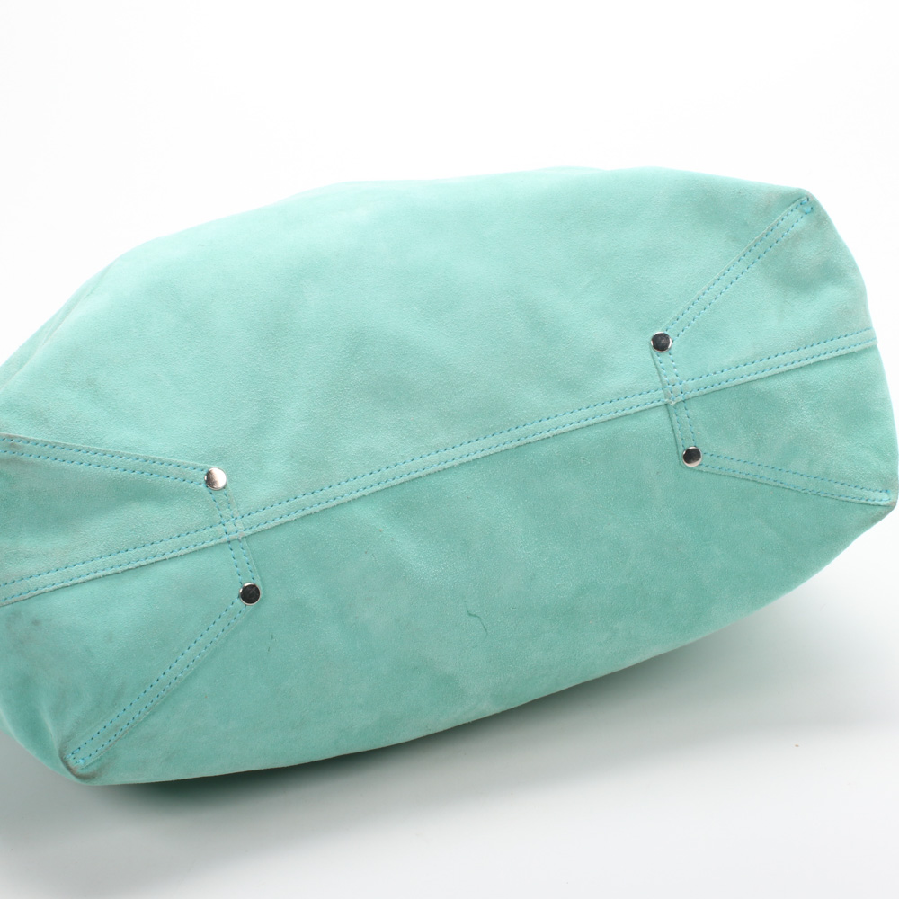 Tiffany & Co. Reversible Metallic Leather Tote Bag and Pouch