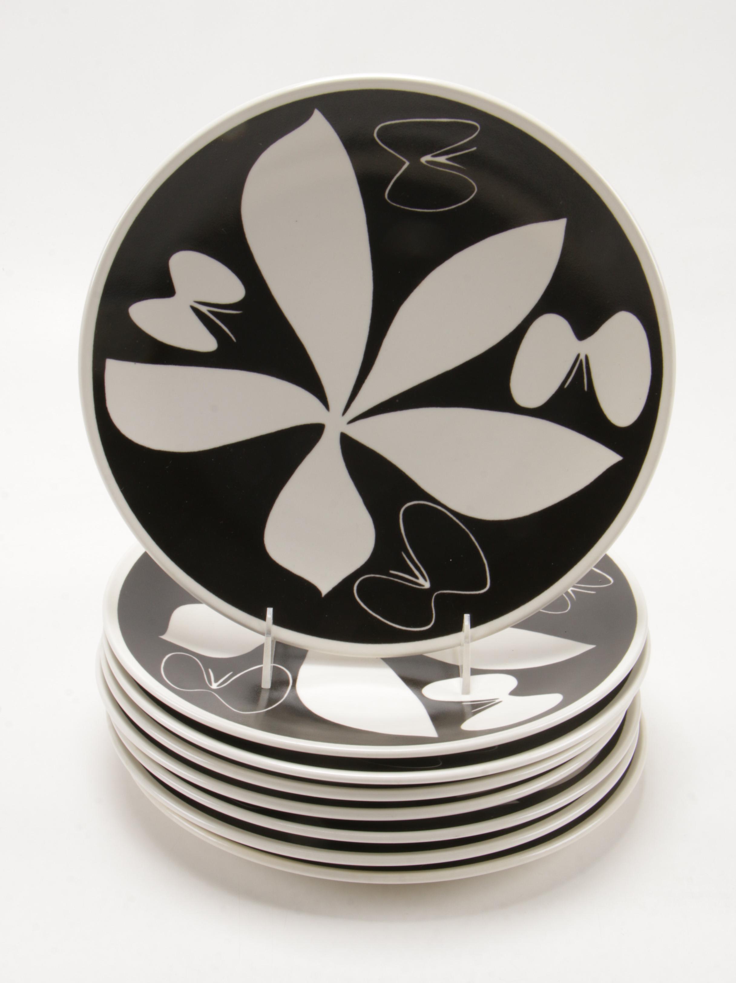 Vera for Mikasa "Silhouette" and "Black Pepper" Dinnerware, 1970