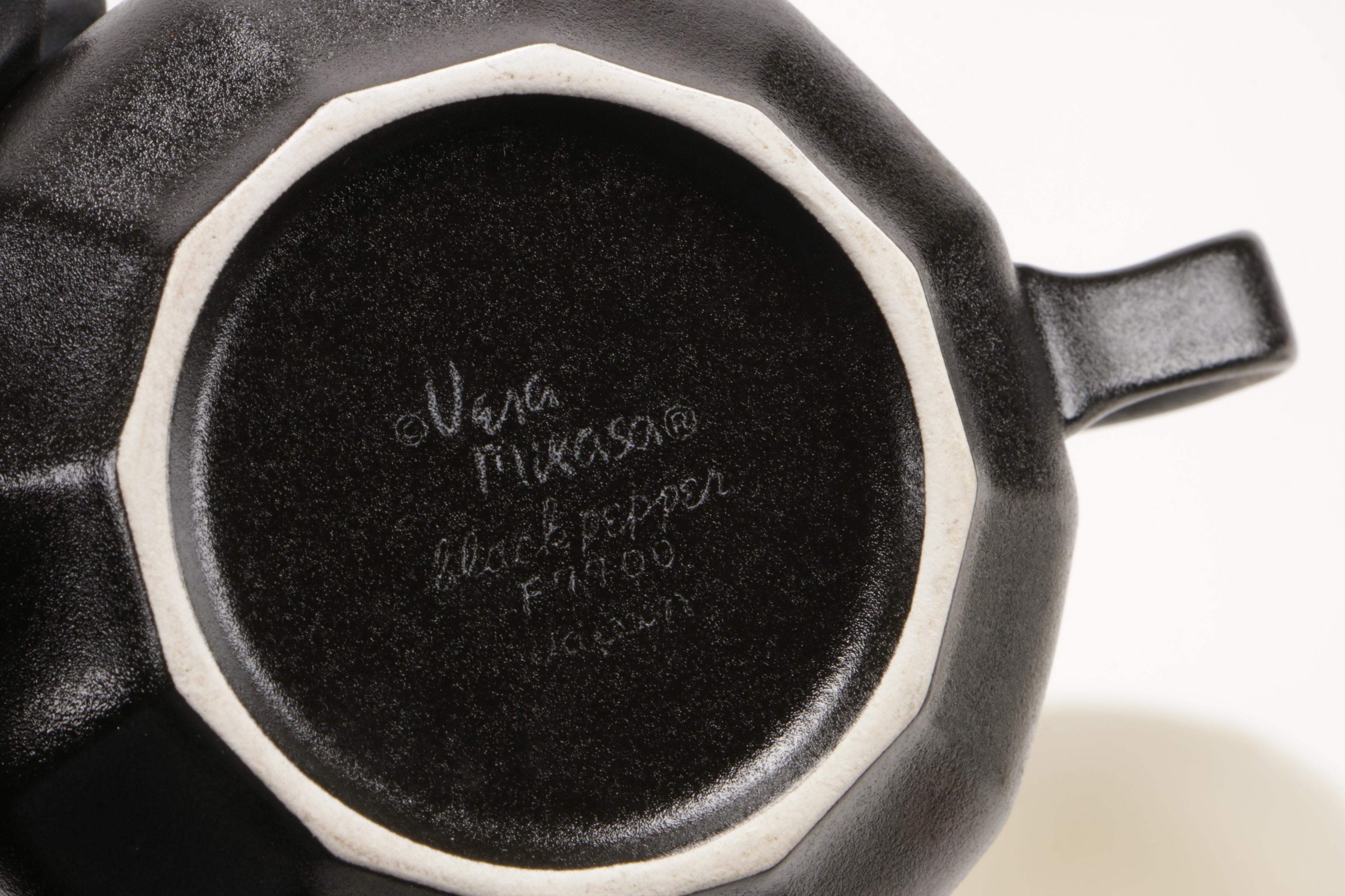 Vera for Mikasa "Silhouette" and "Black Pepper" Dinnerware, 1970