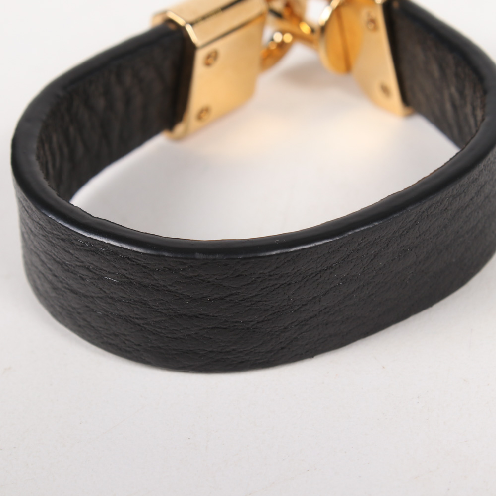 Tory Burch Leather Lock Bracelet