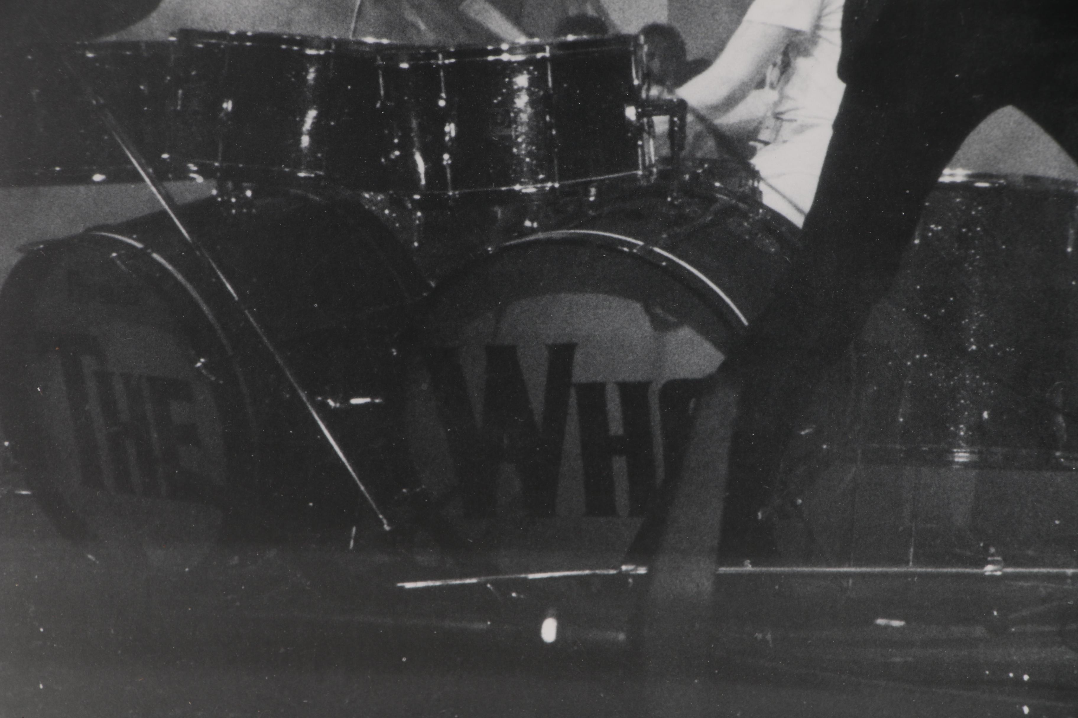 Offset Lithograph Poster of Pete Townshend Smashing Guitar