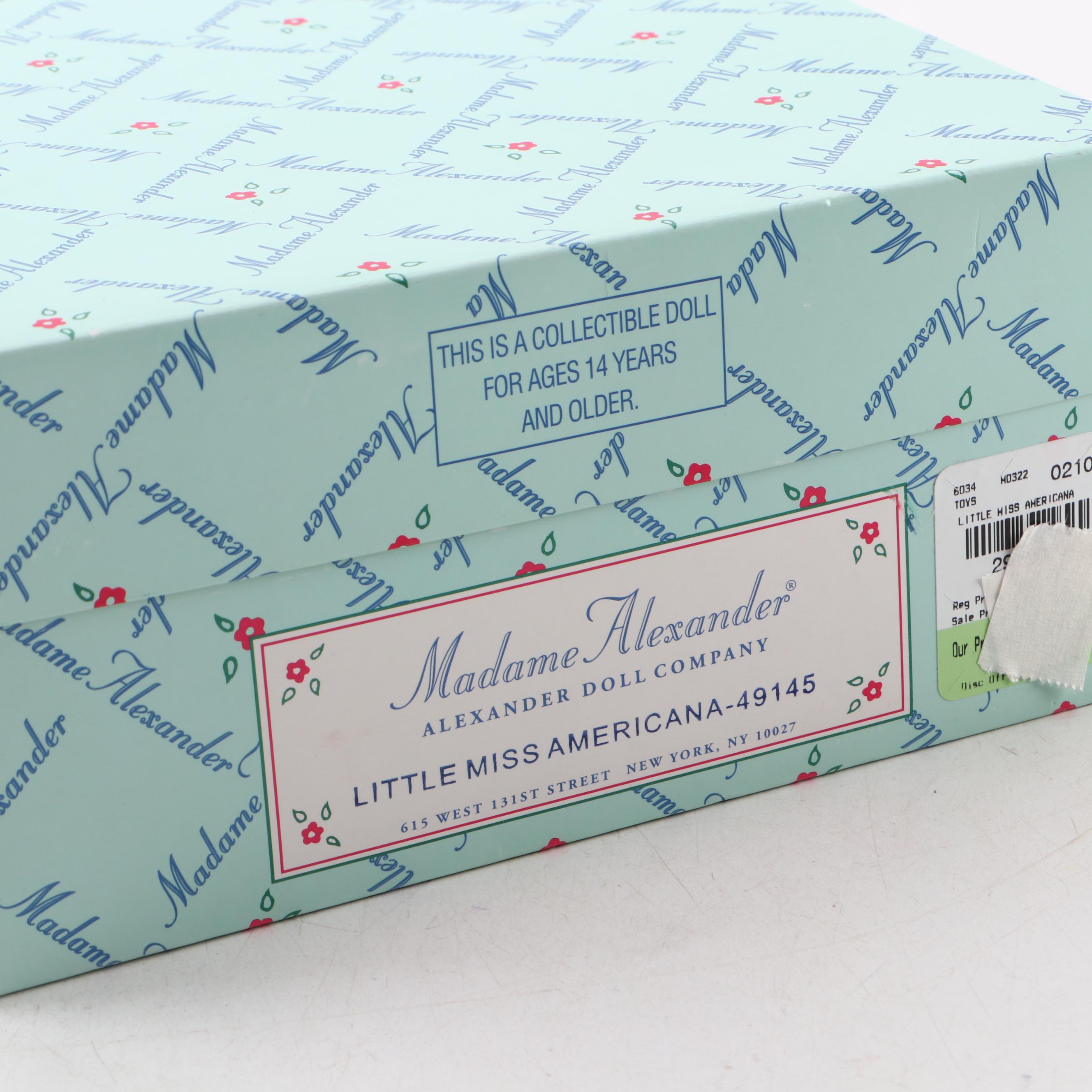 Madame Alexander Dolls Including "Little Miss Americana" and "Ireland"