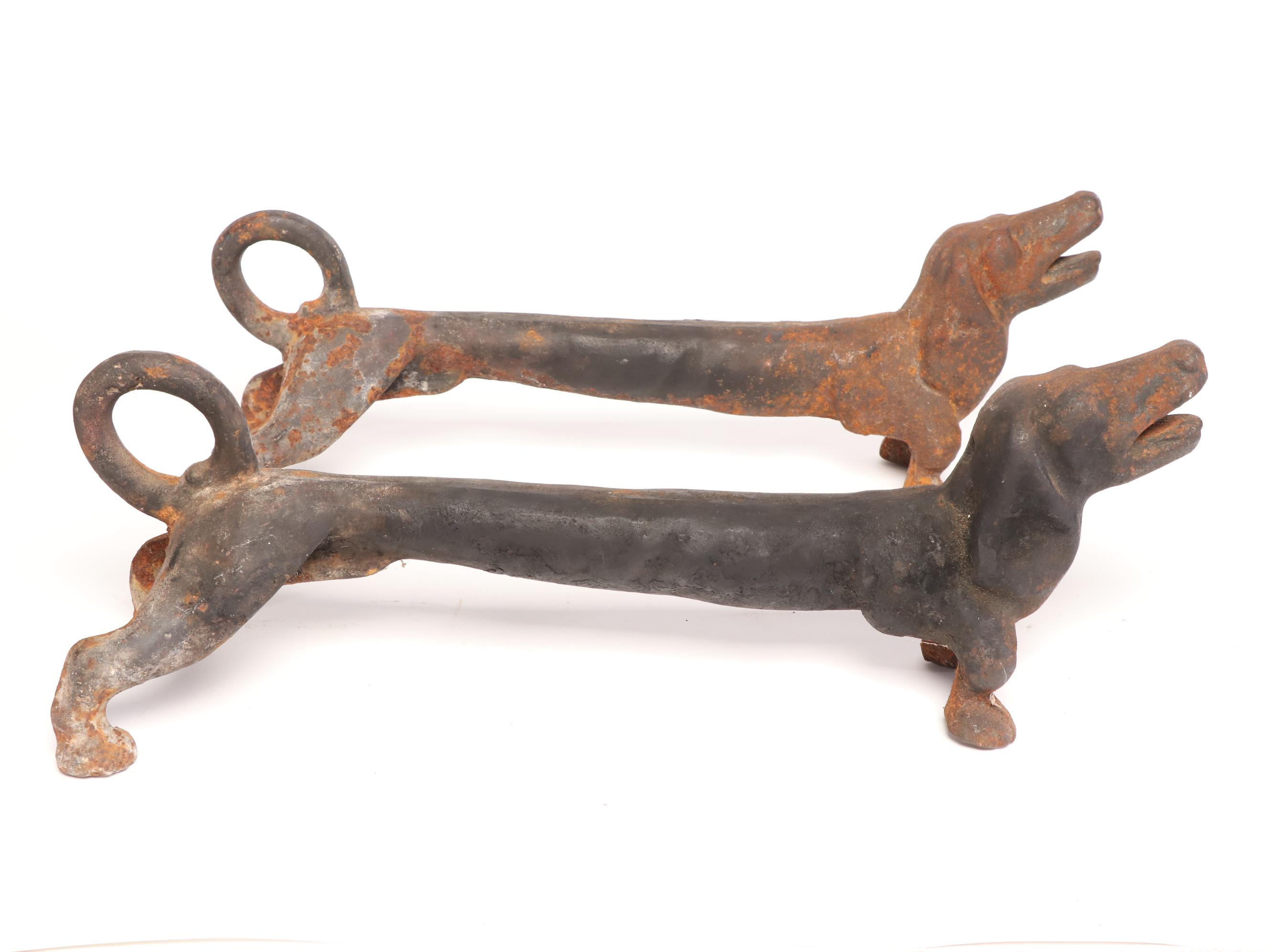 Cast Iron Dachshund Boot Scrapers EBTH