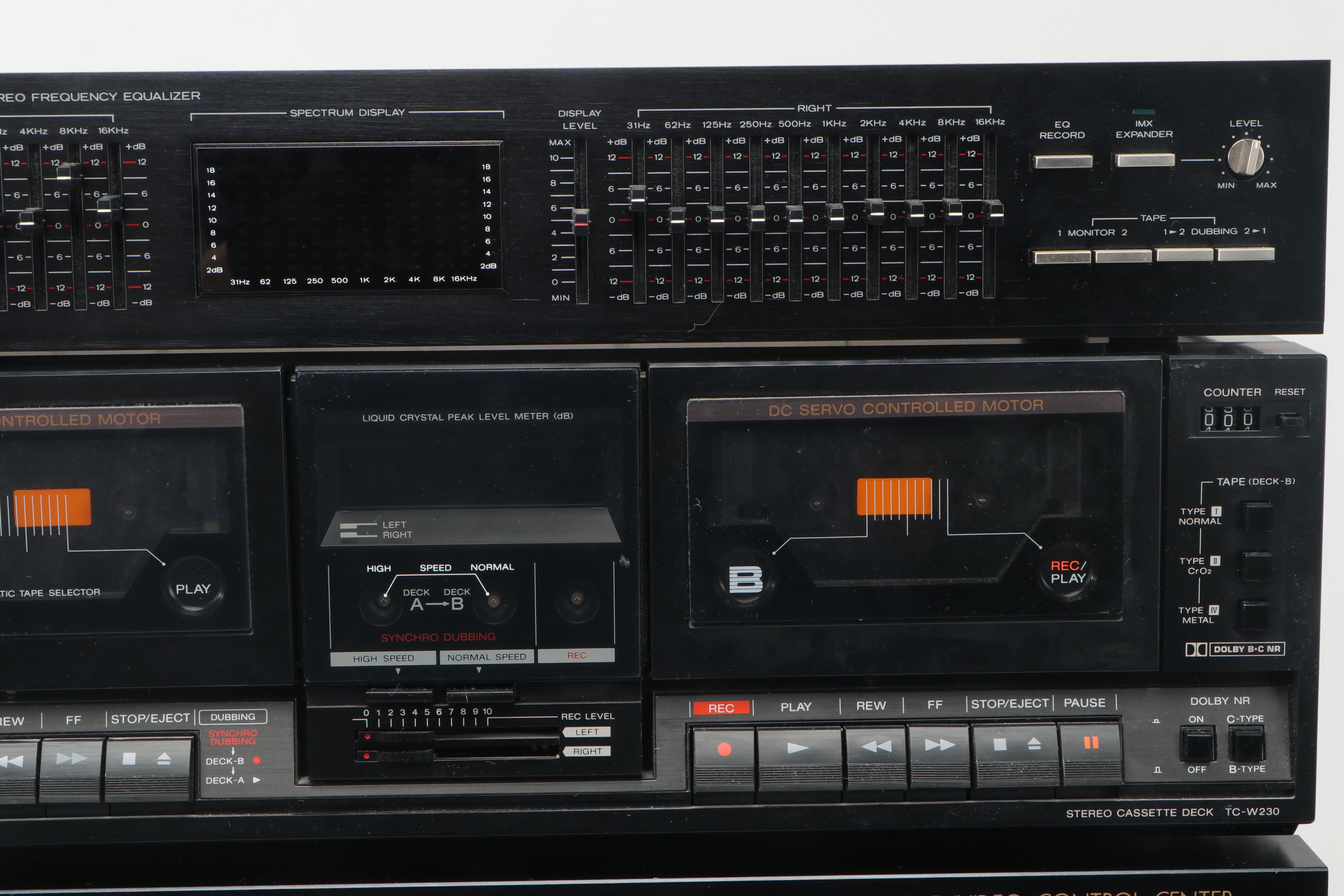 Sony FM Stereo/FM-AM Receiver Model "STR-AV550" with Realistic Equalizer