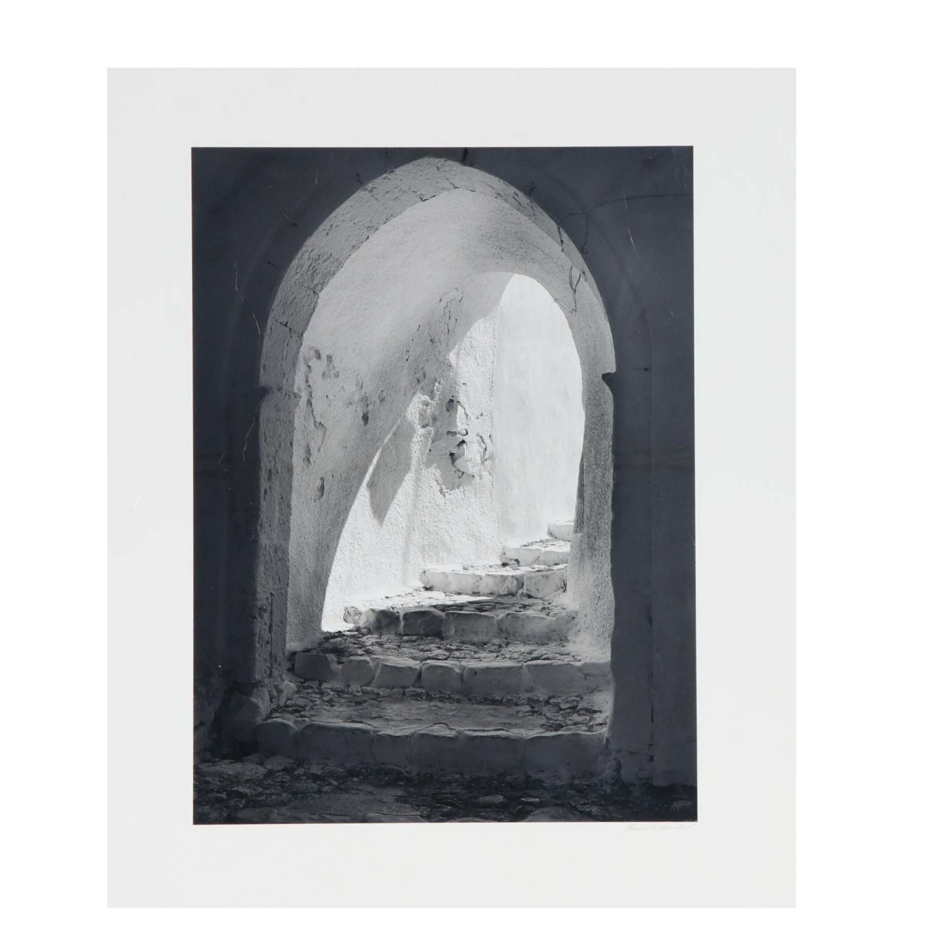 Howard Bond Silver Gelatin Photograph "Passage, Pirgos, Santorini", 2005