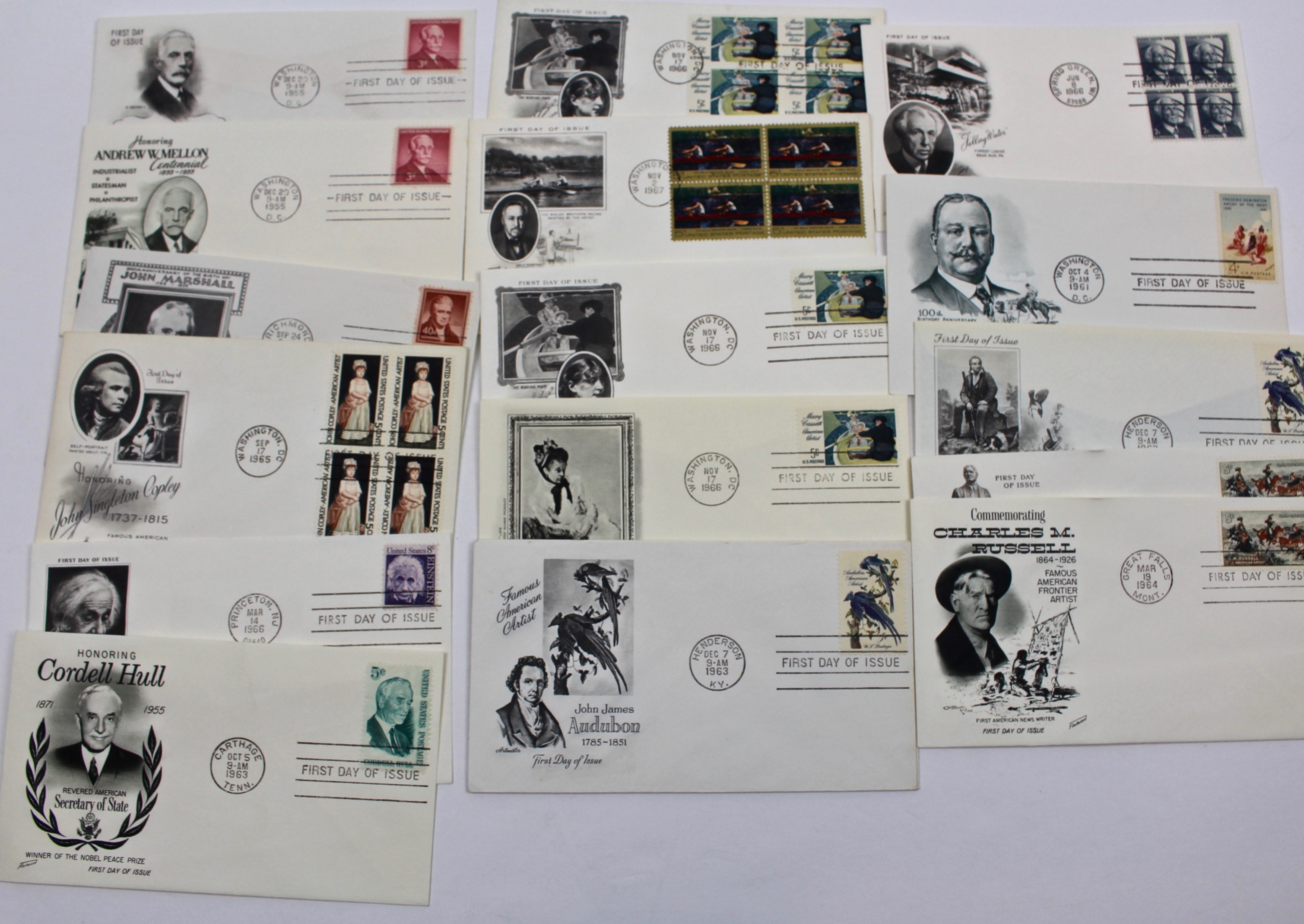 345 Vintage U.S. First Day Covers, All Unaddressed and with Cachets
