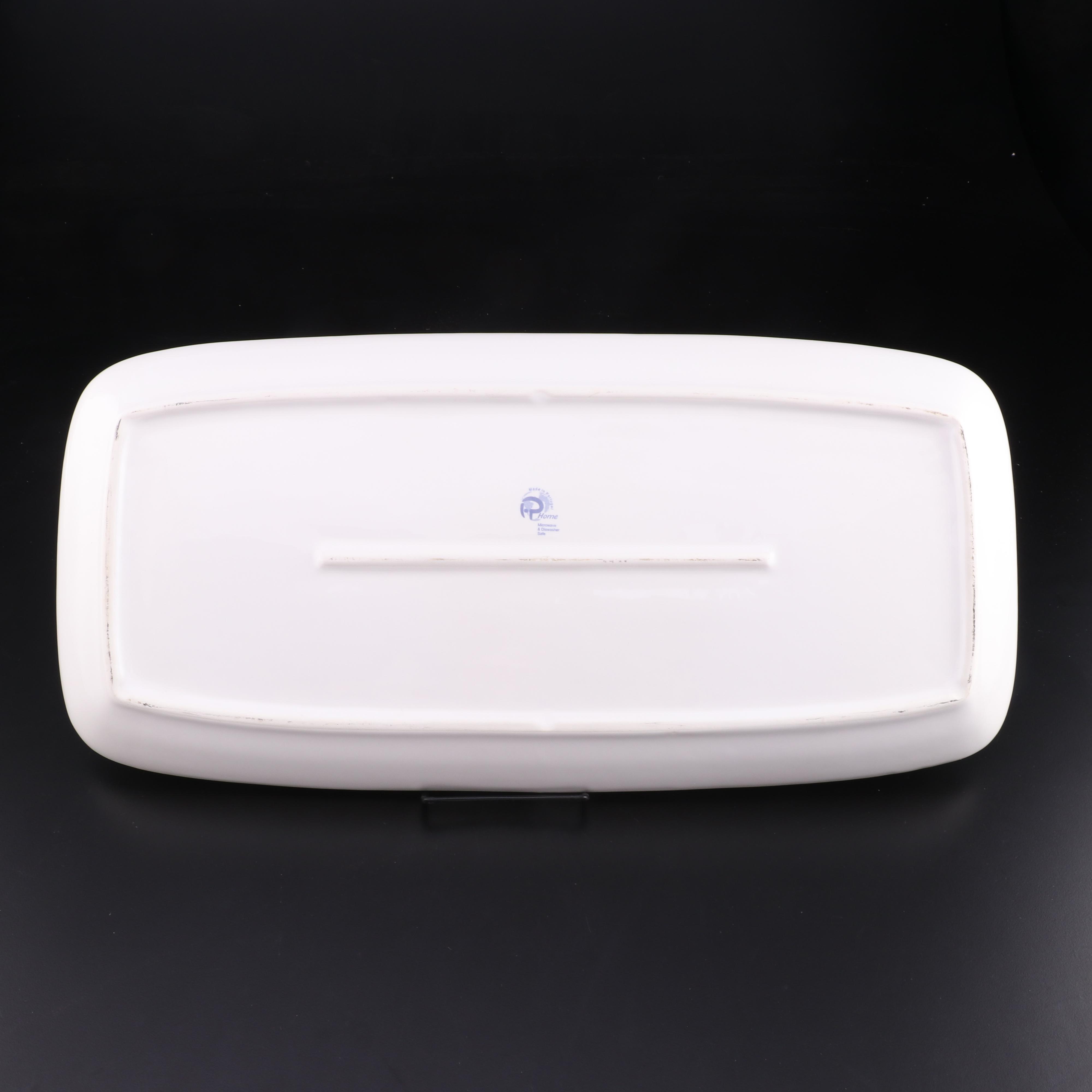 Portuguese F. P. Home Rectangular Ceramic Platters