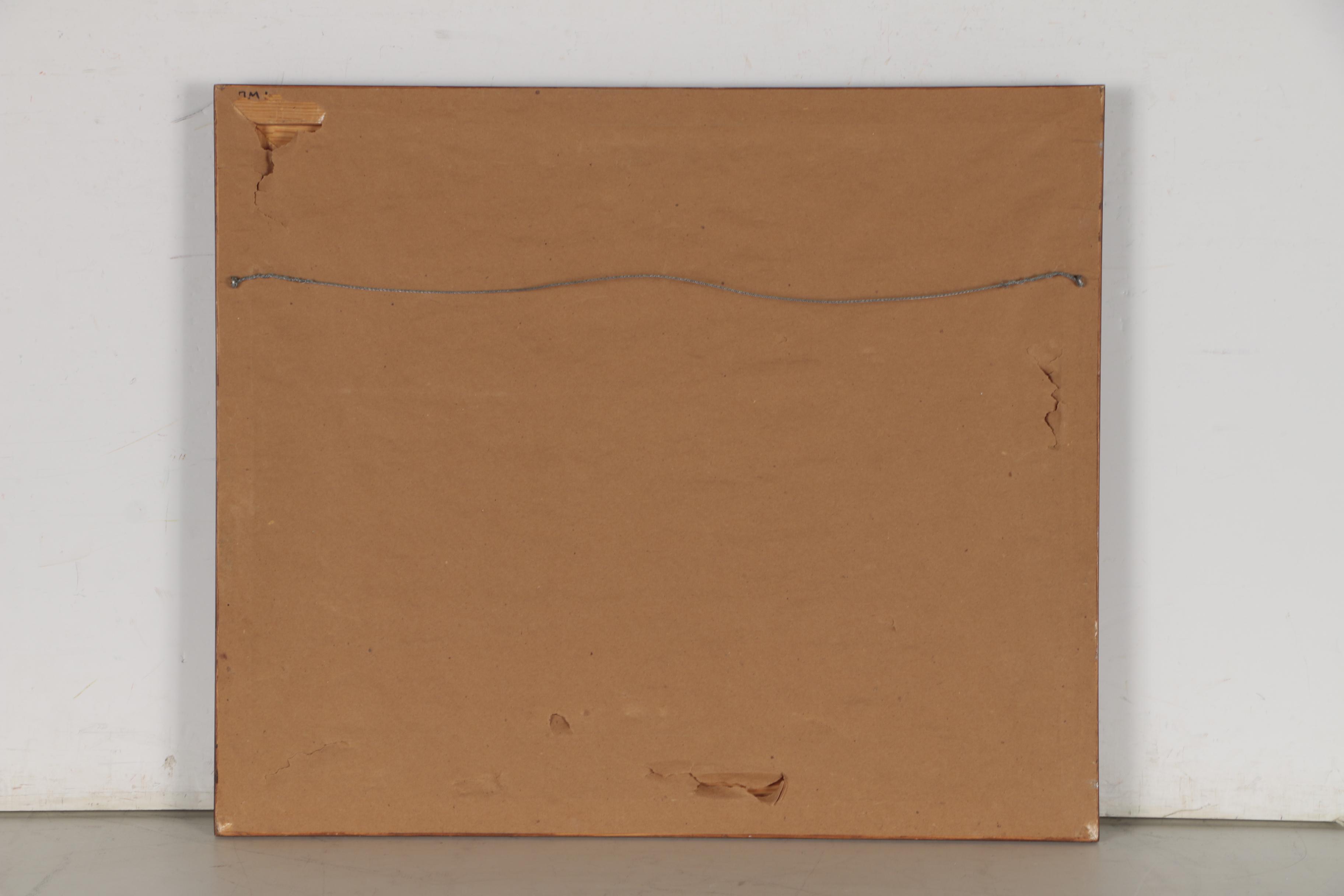 R. Henderson Oil Painting of Horse, 1989