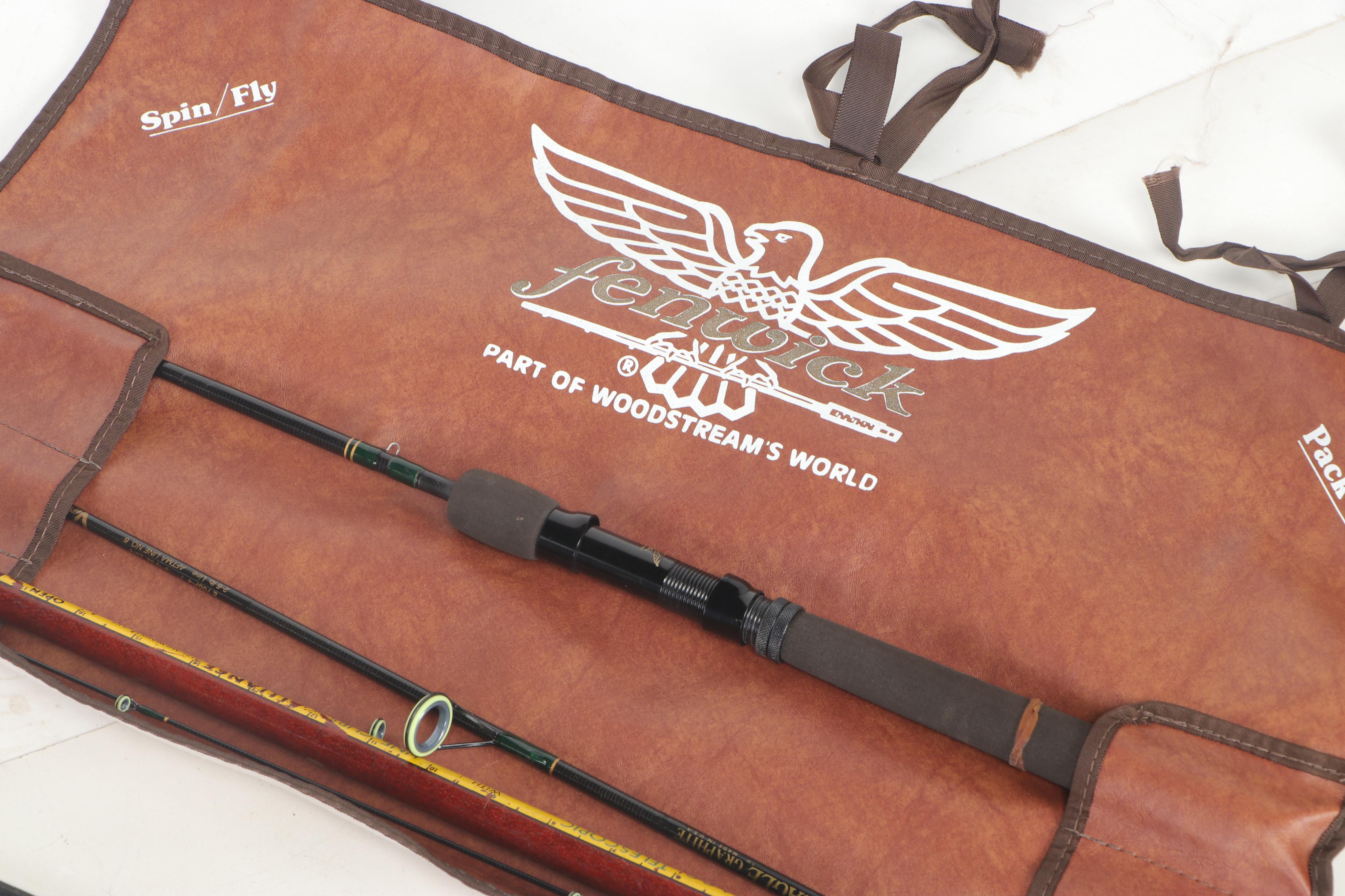 Fenwick, St. Croix, Browning, Shakespeare, Bristol and Heddon Fishing Rods