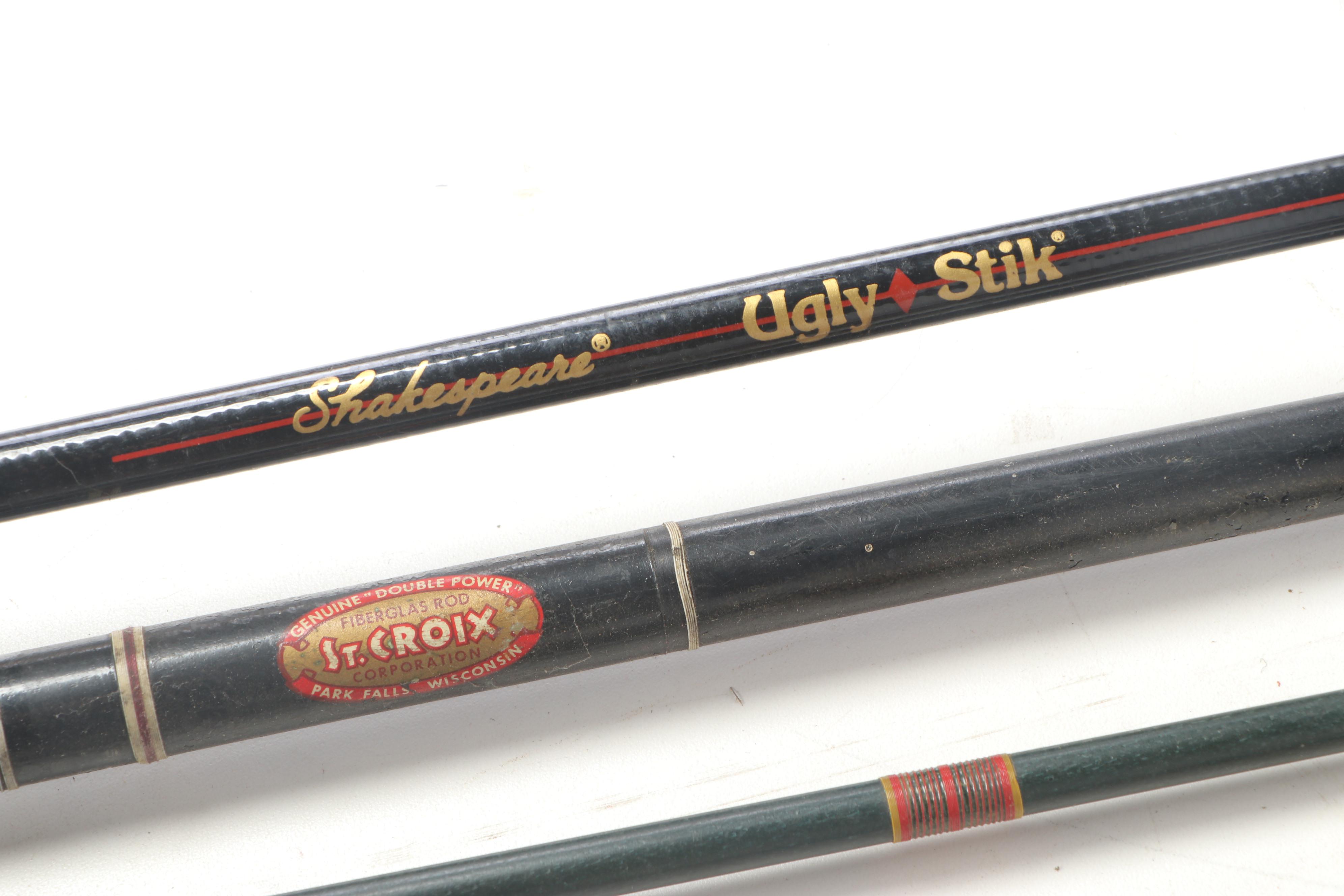 Fenwick, St. Croix, Browning, Shakespeare, Bristol and Heddon Fishing Rods