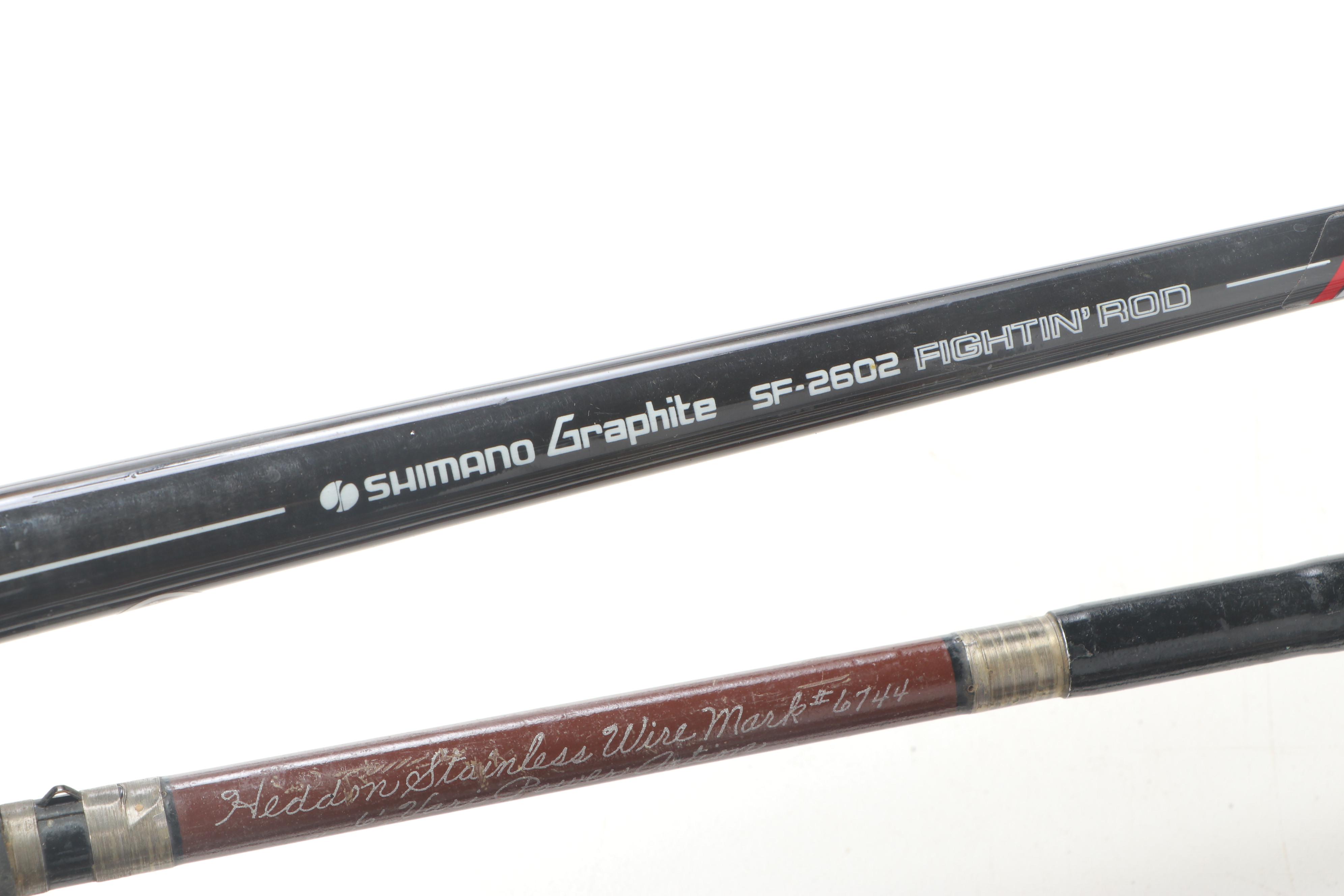 Fenwick, St. Croix, Browning, Shakespeare, Bristol and Heddon Fishing Rods