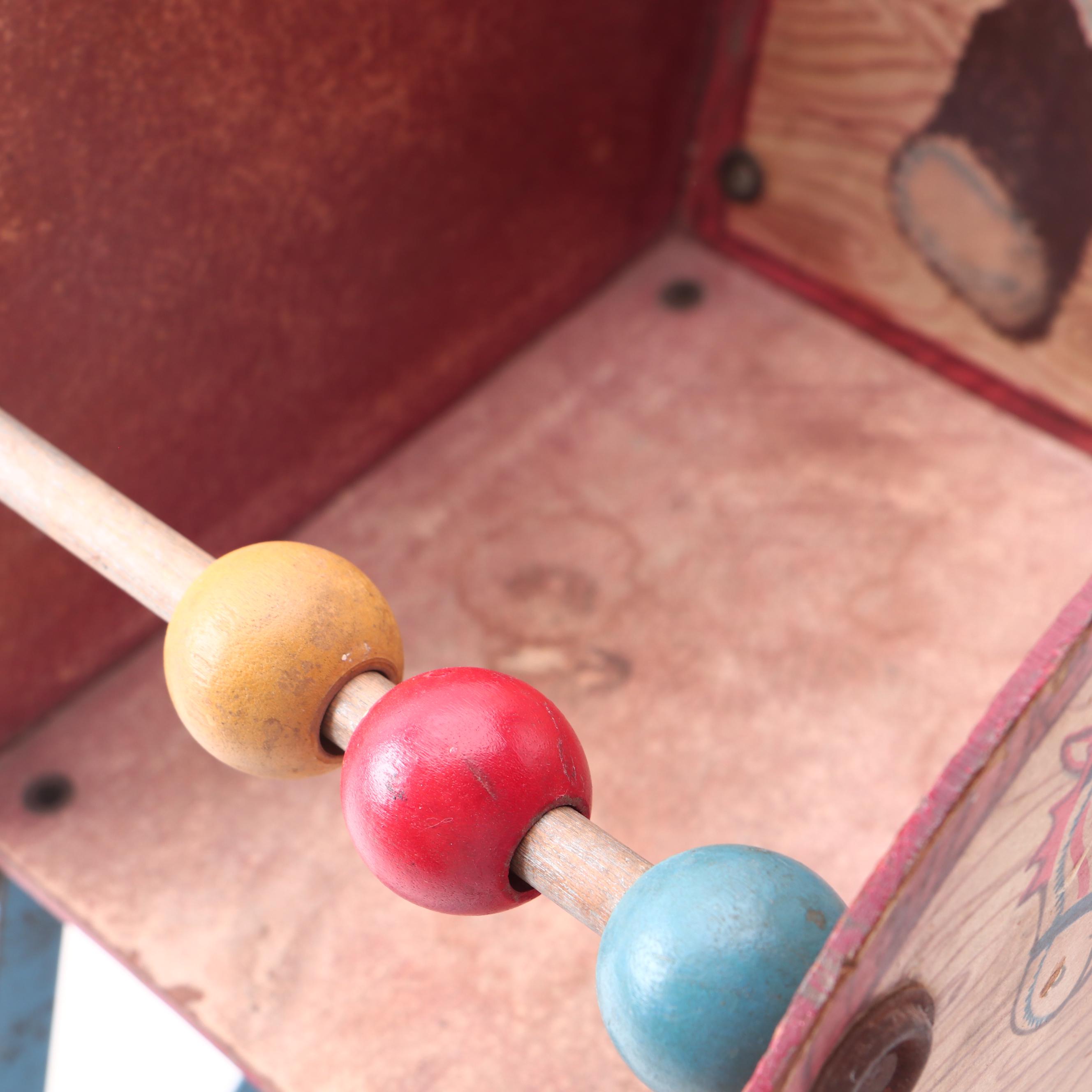 Child's Rocking Horse and Gong Bell Mfg. Baby Stroller, 1930s EBTH