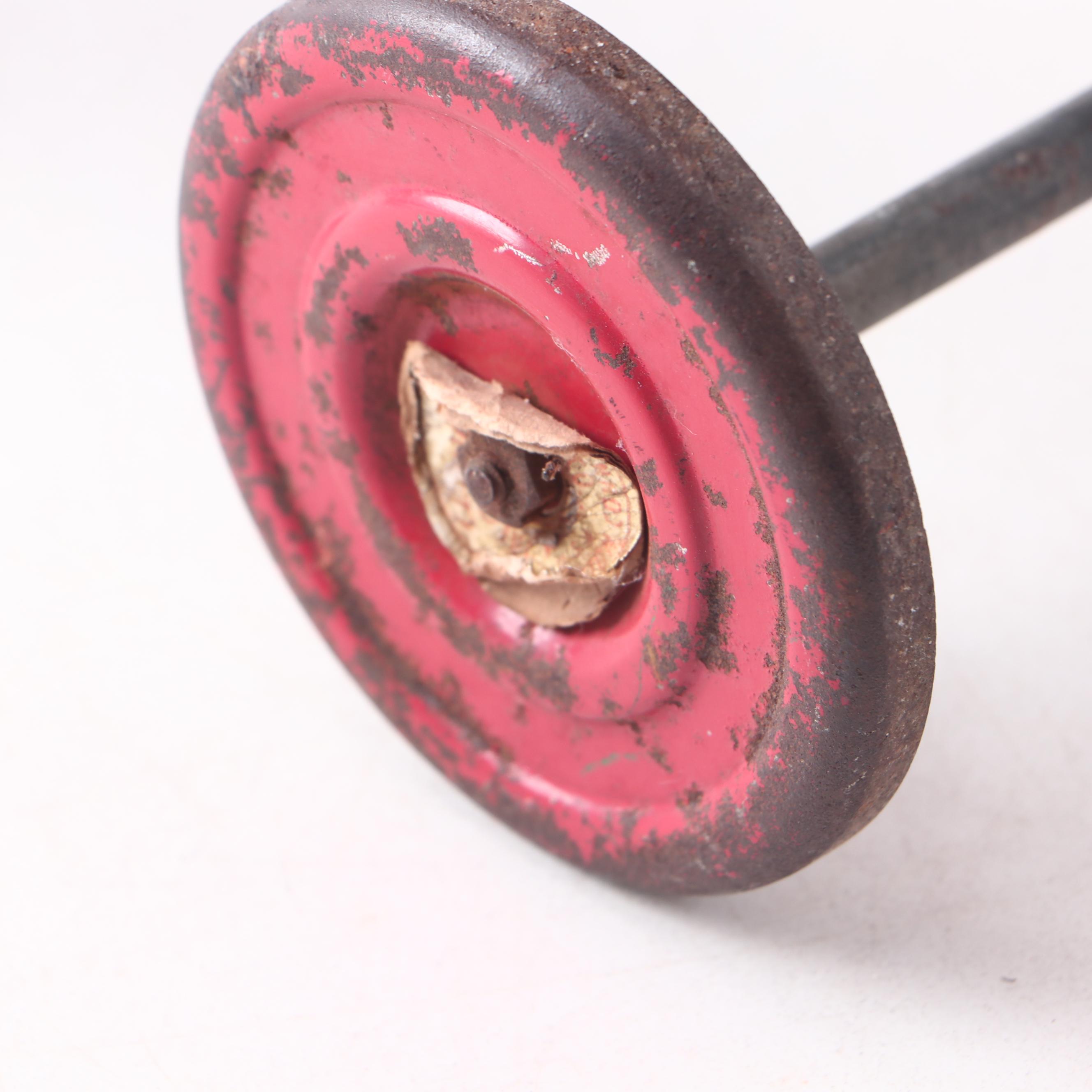 Child's Rocking Horse and Gong Bell Mfg. Baby Stroller, 1930s