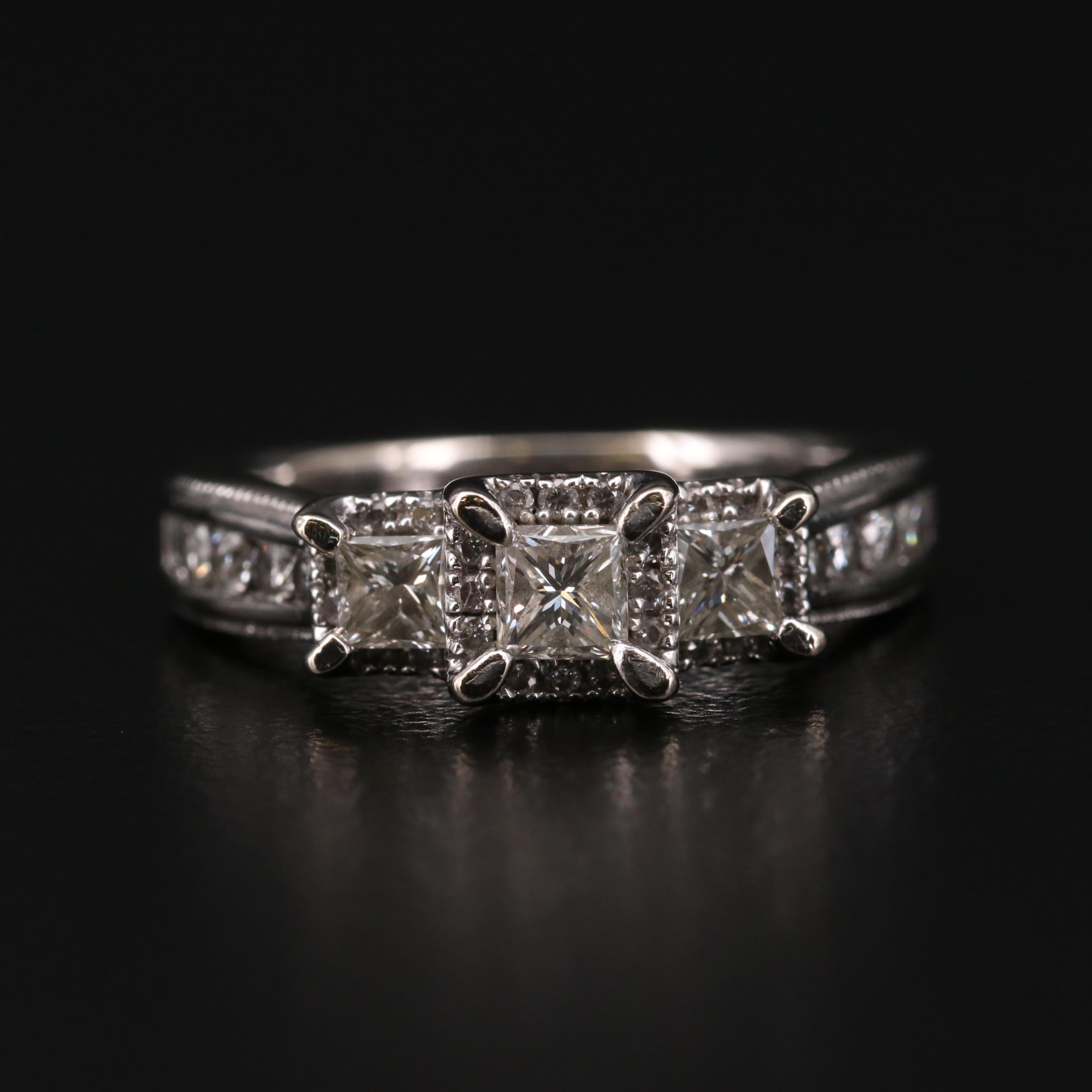 14K 1.03 CTW Diamond Ring