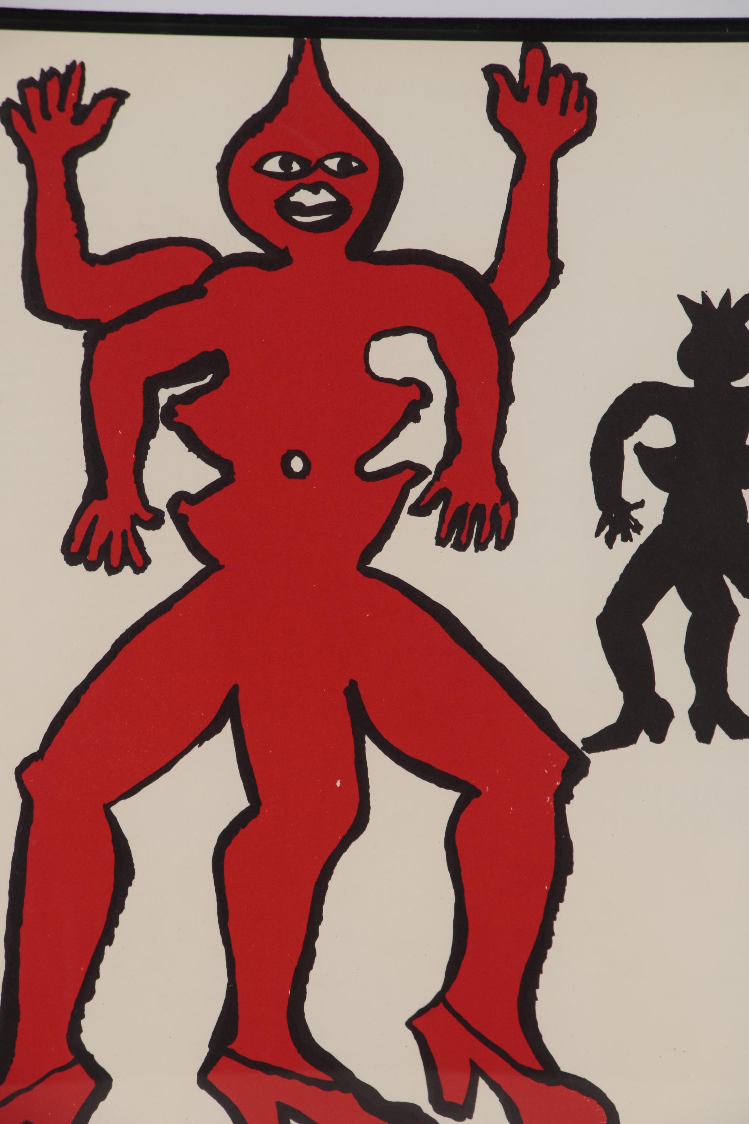 Alexander Calder Color Lithograph for Derrière le Miroir, 1978