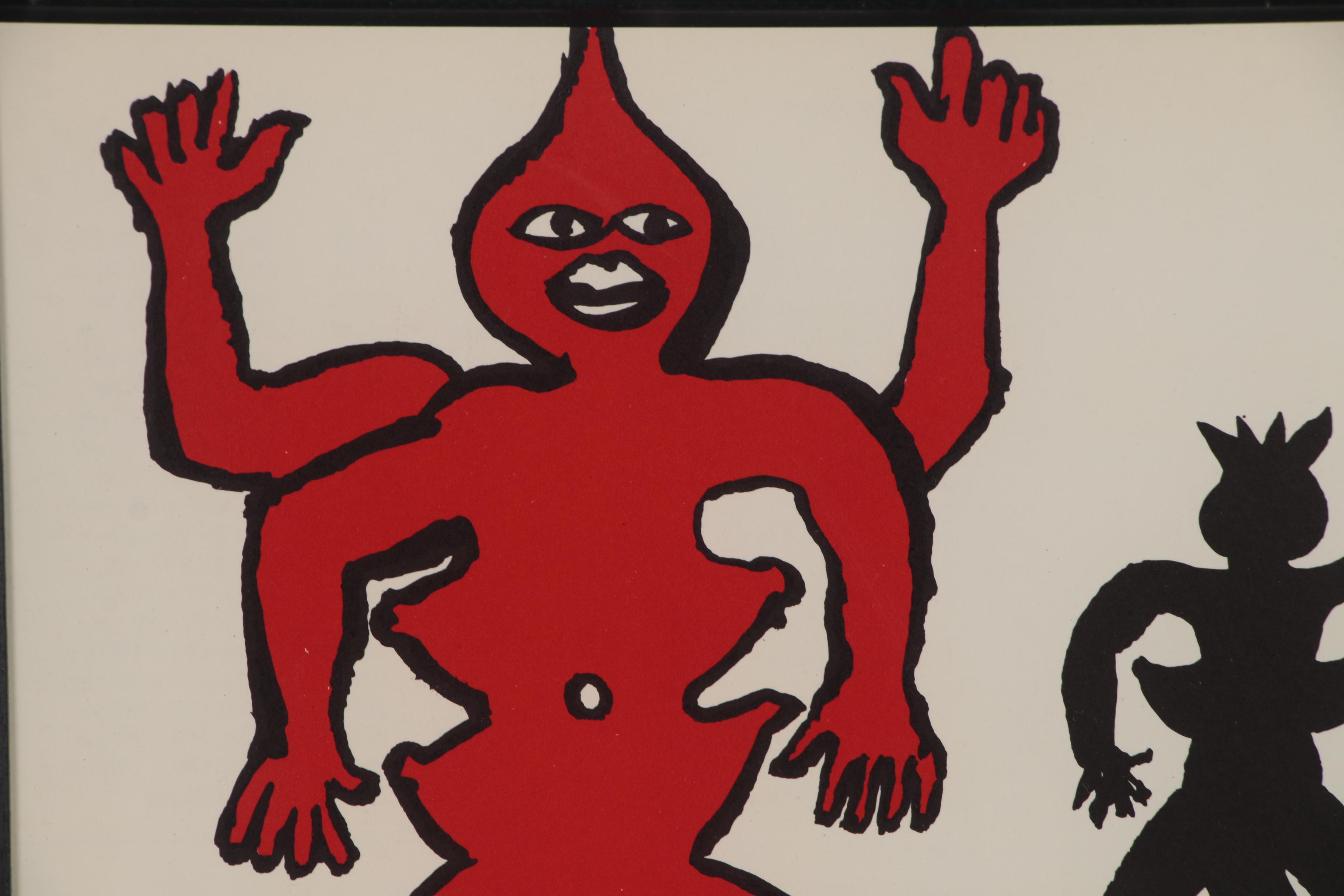 Alexander Calder Color Lithograph for Derrière le Miroir, 1978