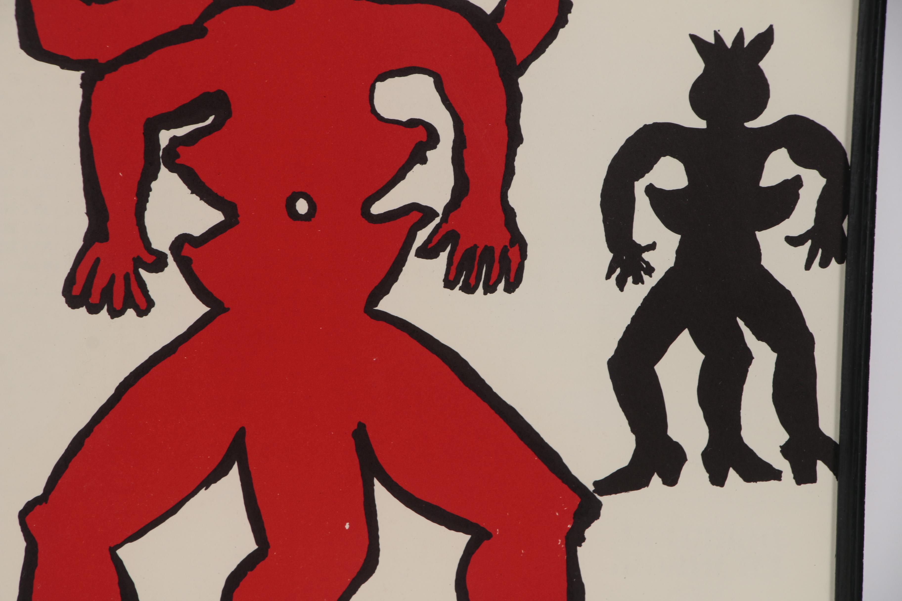 Alexander Calder Color Lithograph for Derrière le Miroir, 1978