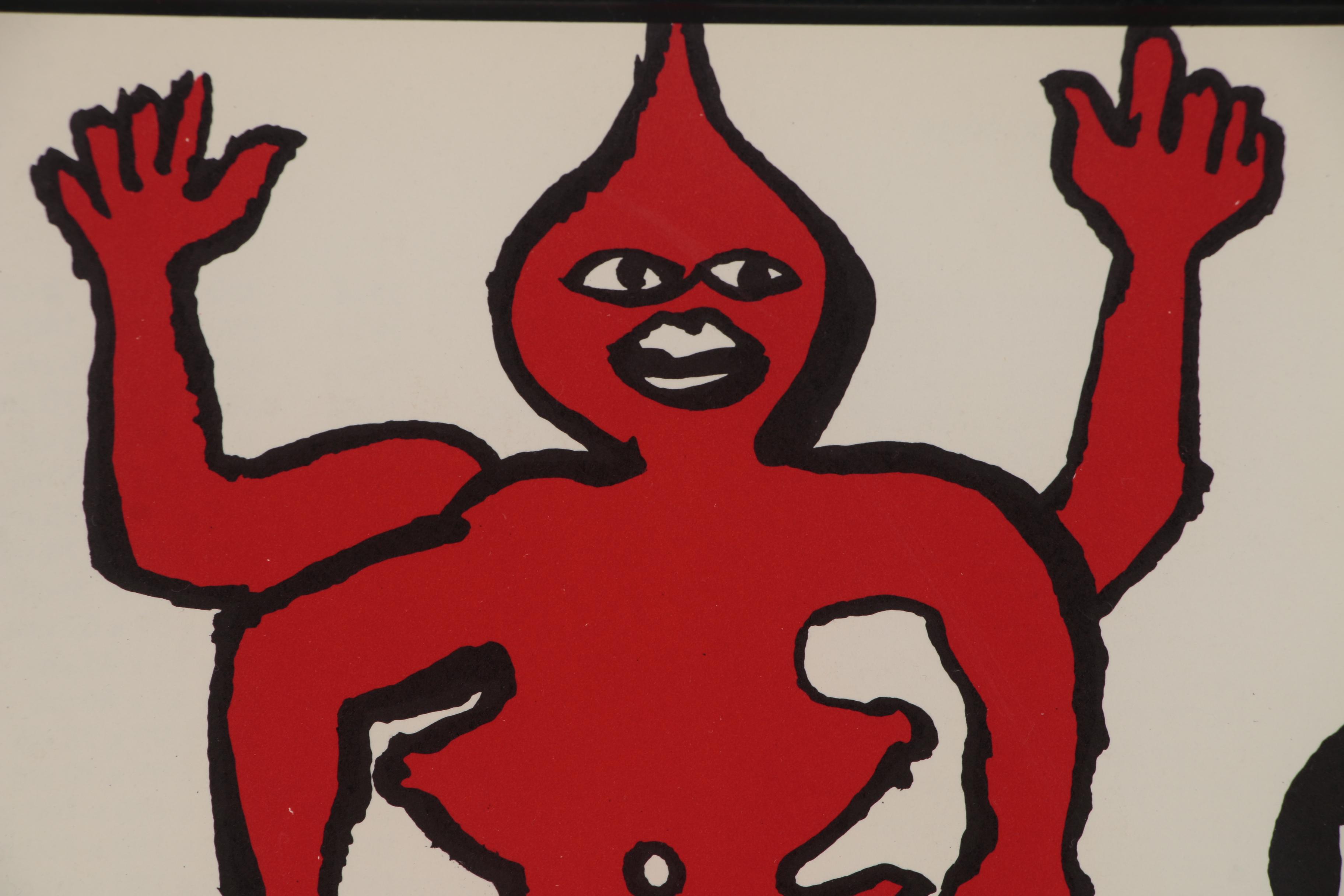 Alexander Calder Color Lithograph for Derrière le Miroir, 1978