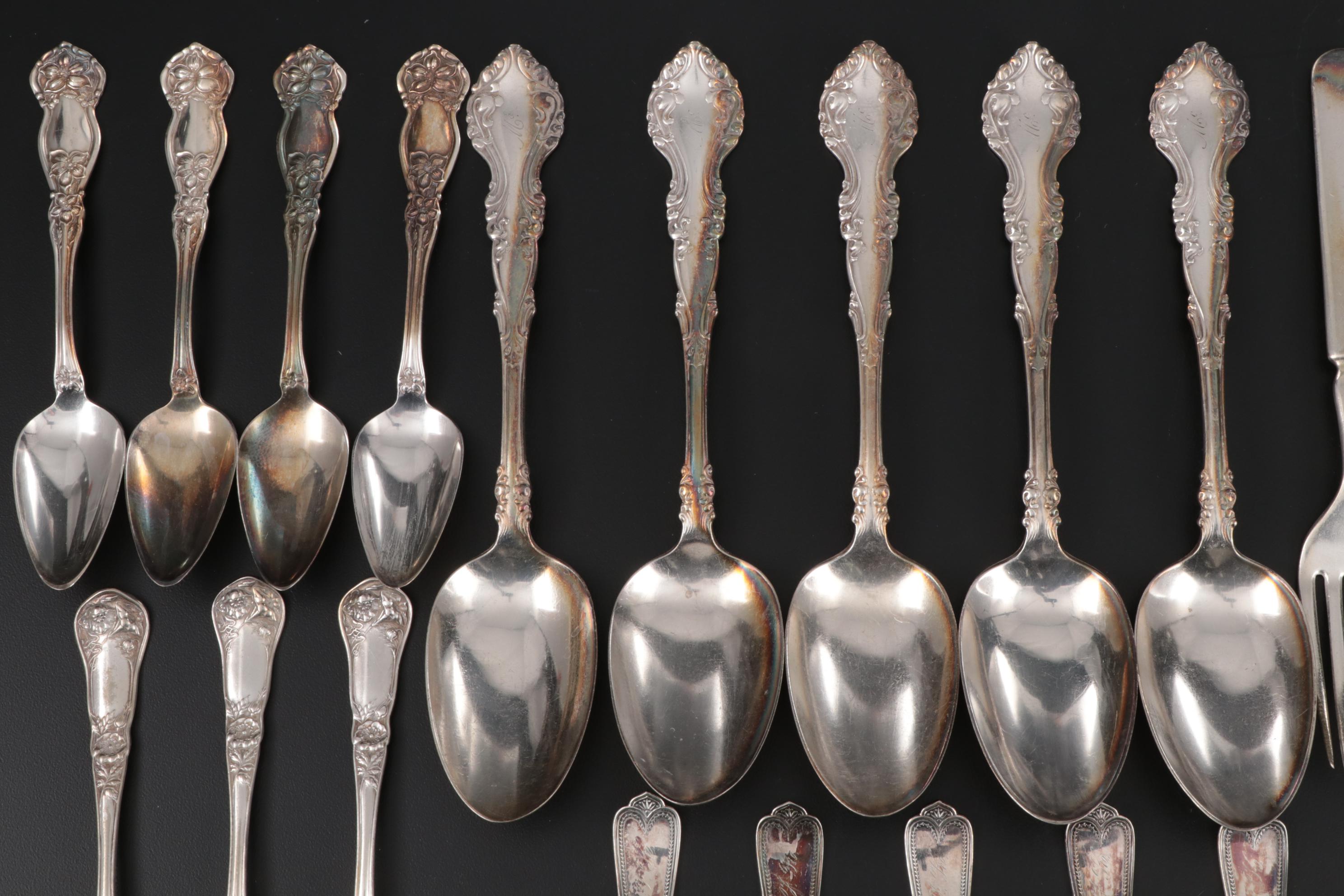 Rogers Bros, Meriden Britannia Co. and Other Silver Plate Flatware