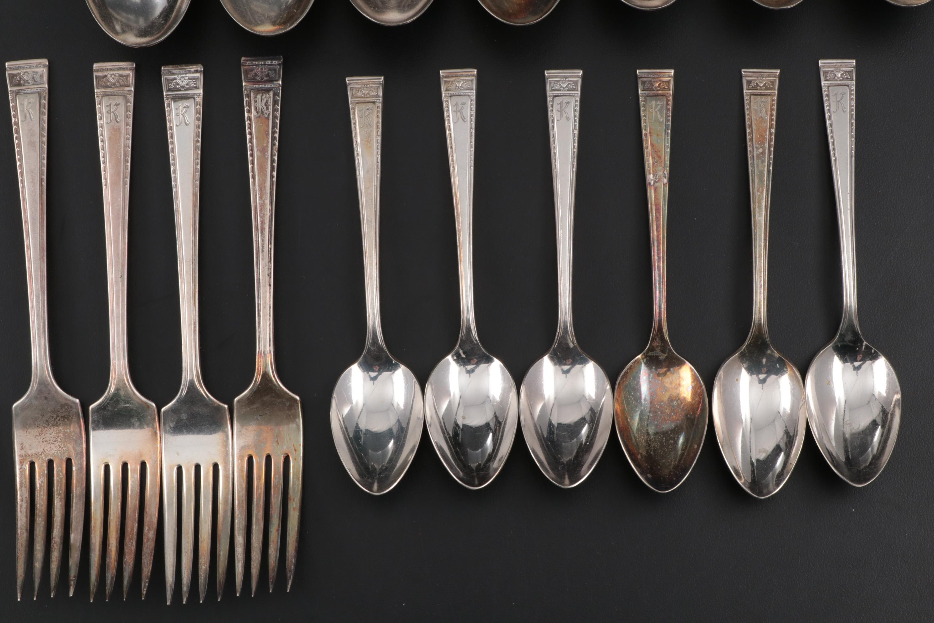 Rogers Bros, Meriden Britannia Co. and Other Silver Plate Flatware
