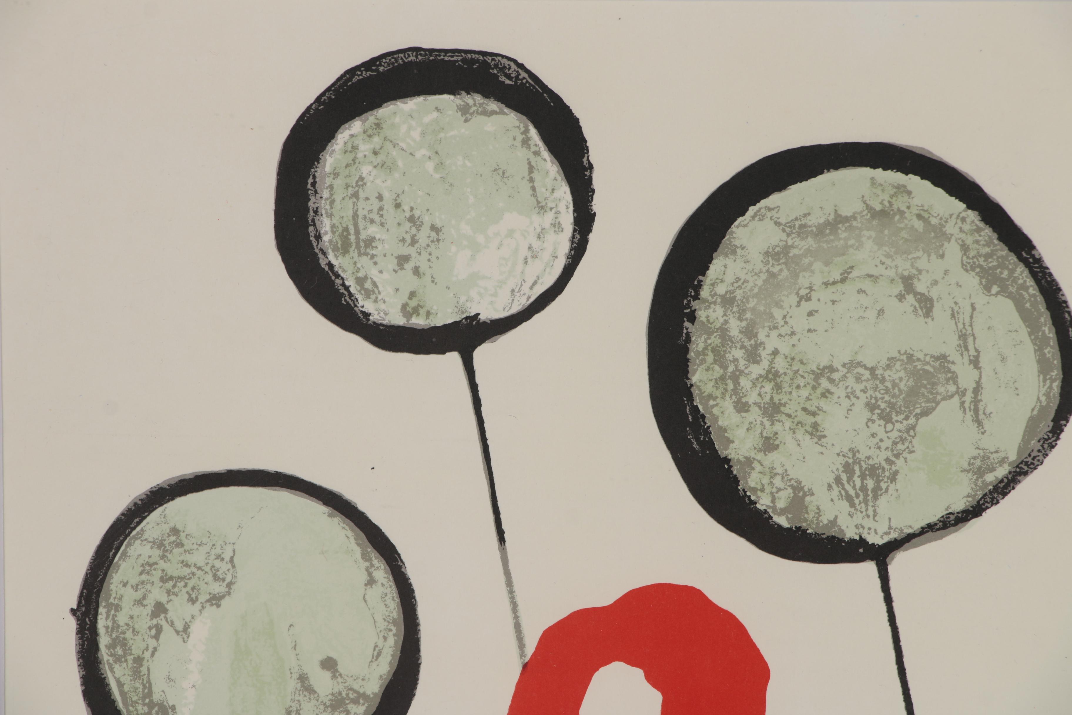 Alexander Calder Color Lithograph for "Derrière le Miroir", 1966