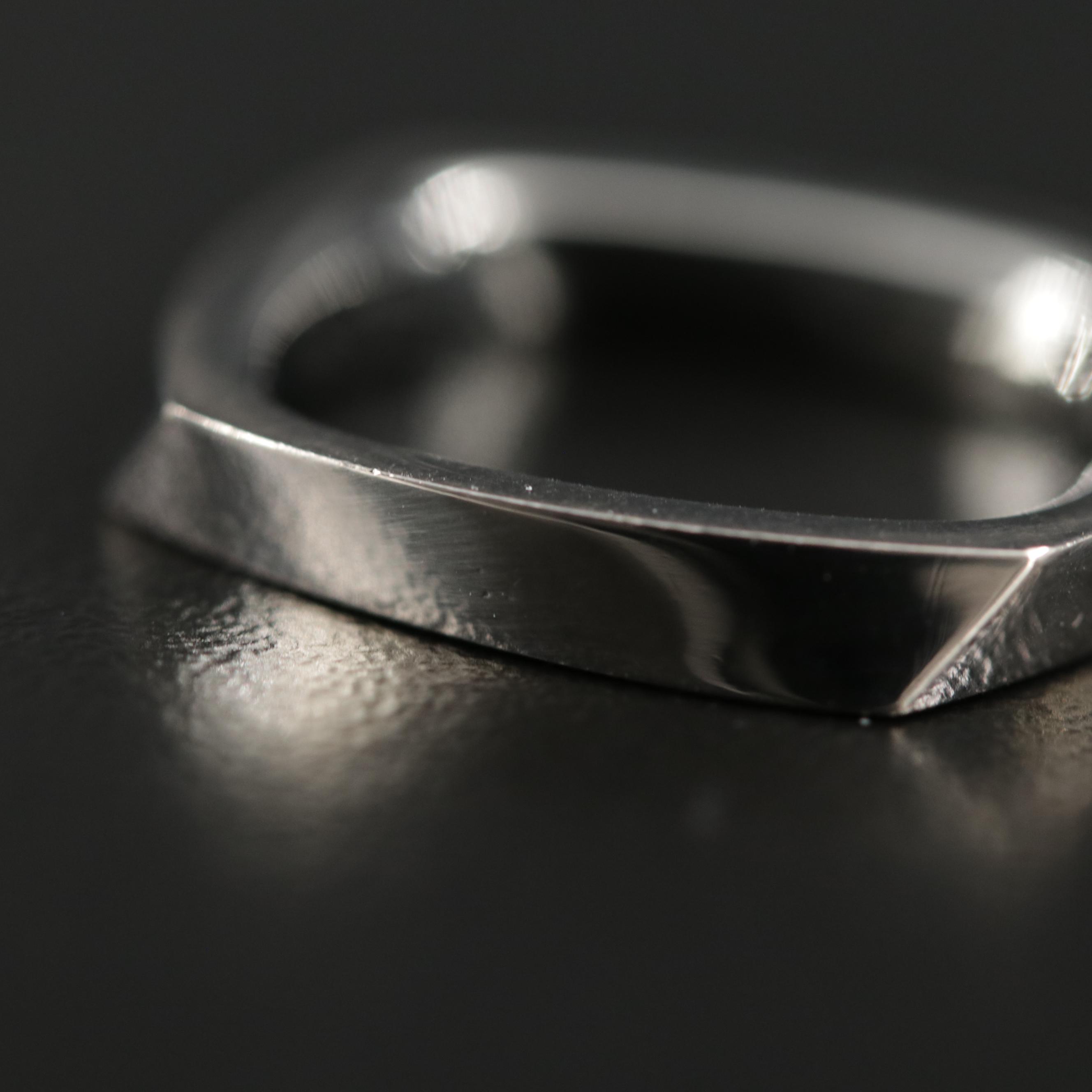 Frank Gehry for Tiffany & Co. 18K White Gold "Torque" Ring