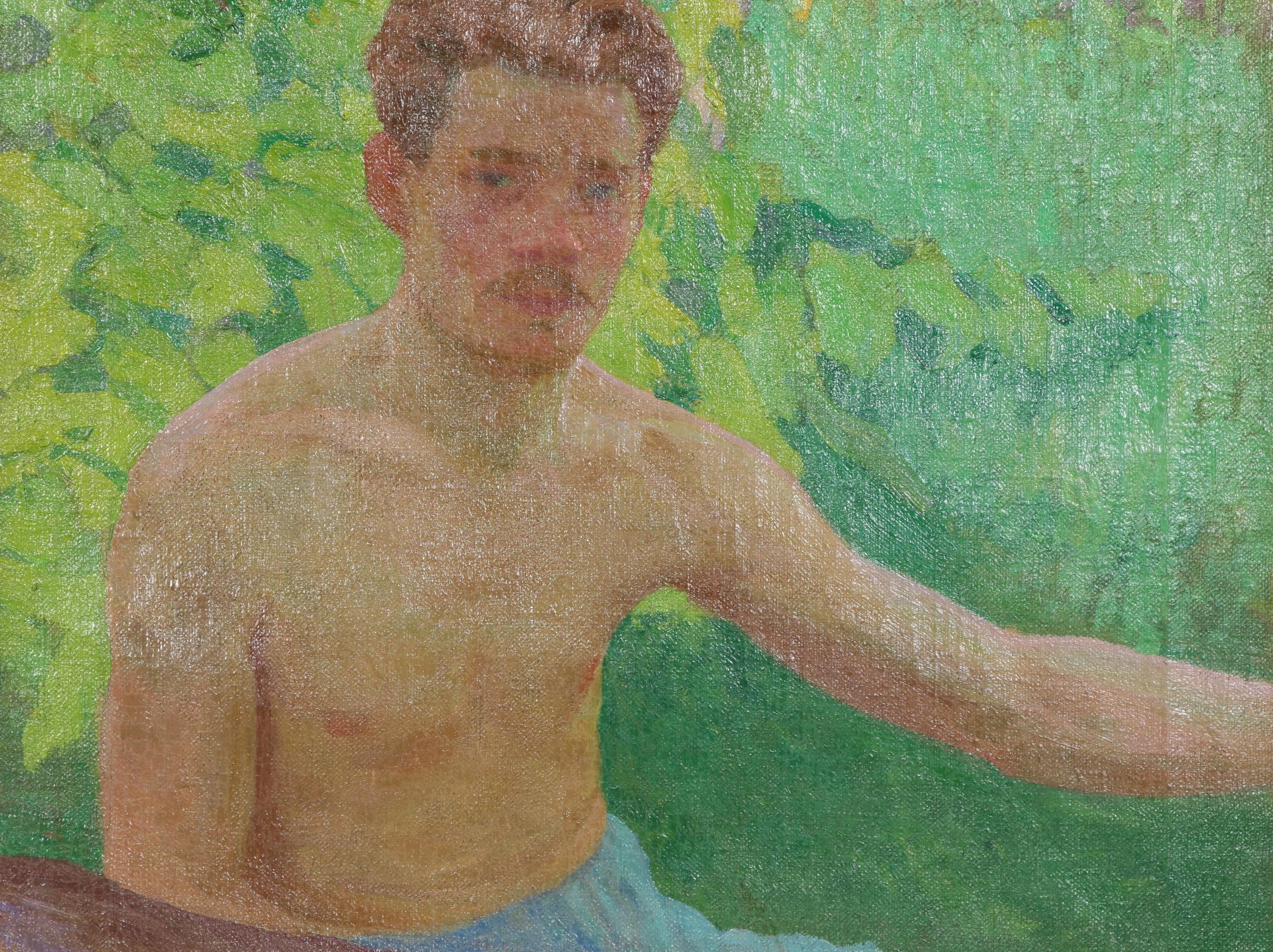 Artist Self-Portrait Oil Painting, 1938