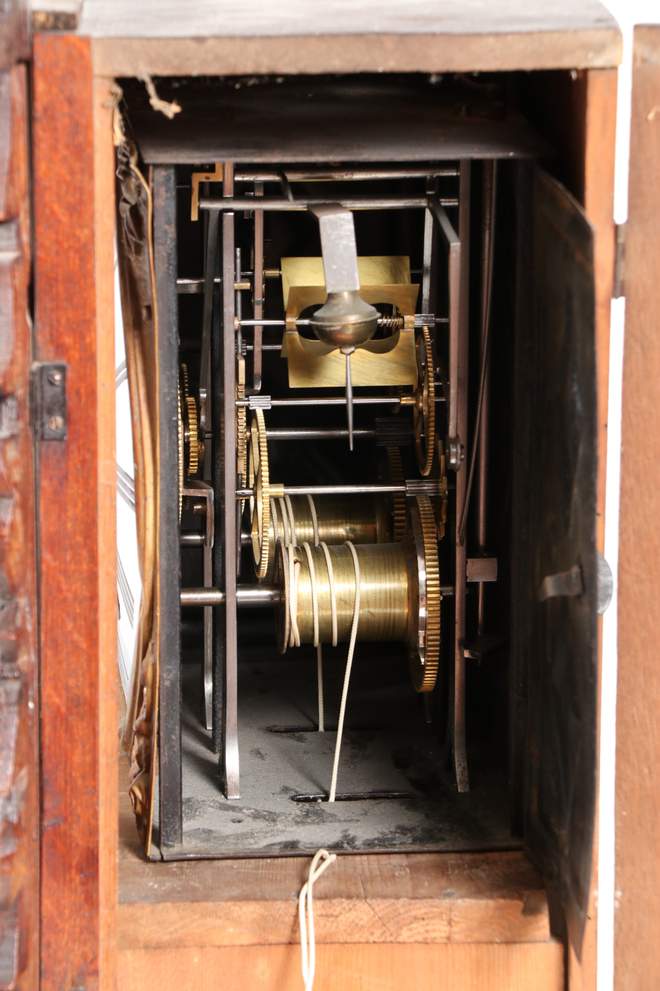 Comtoise Oak Wall Clock, 19th Century