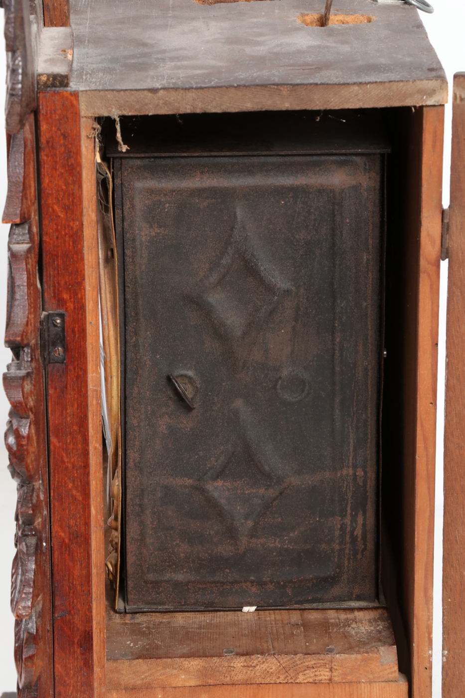 Comtoise Oak Wall Clock, 19th Century
