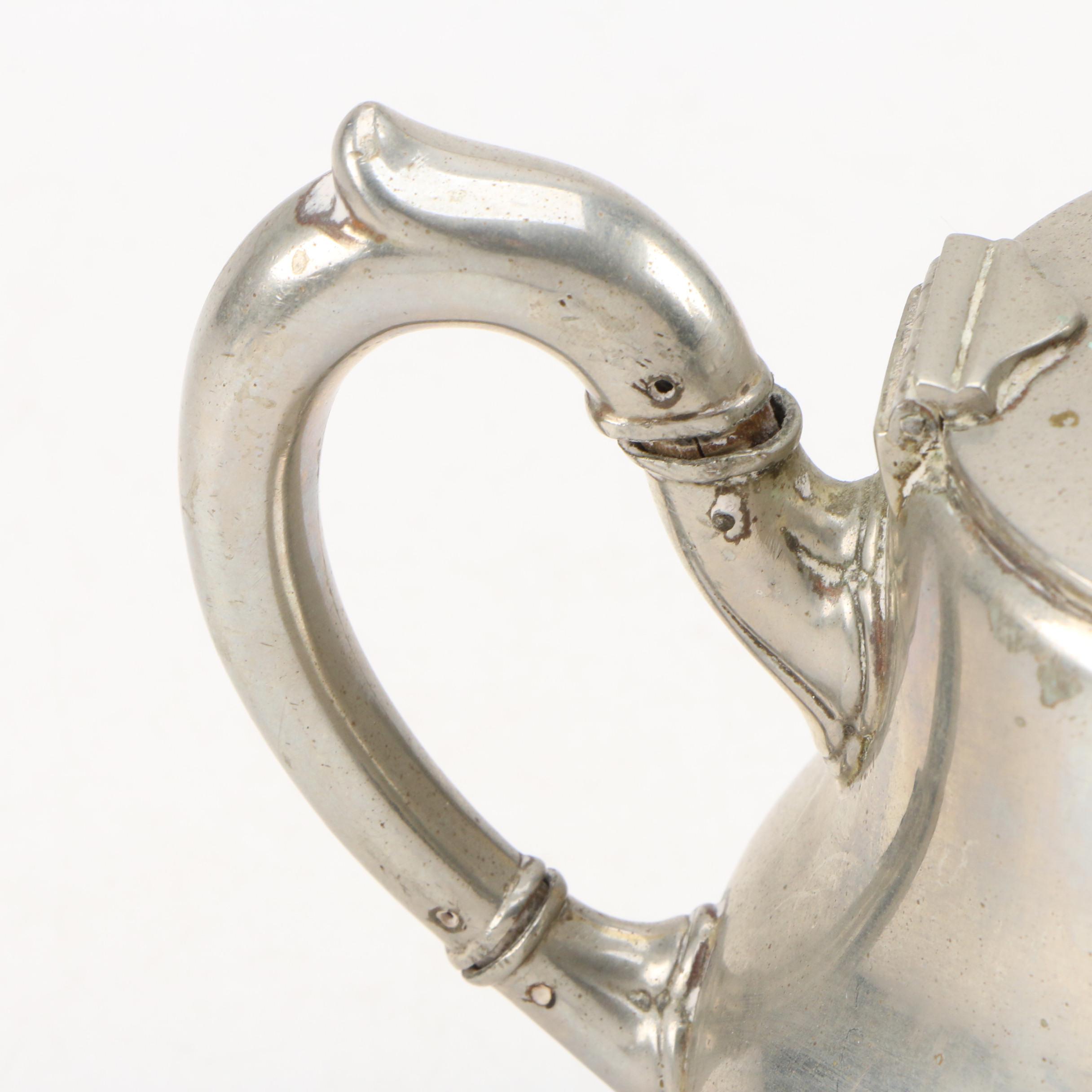 Berndorf Austrian 25-Ounce Silver Plate Teapot, Early 20th Century